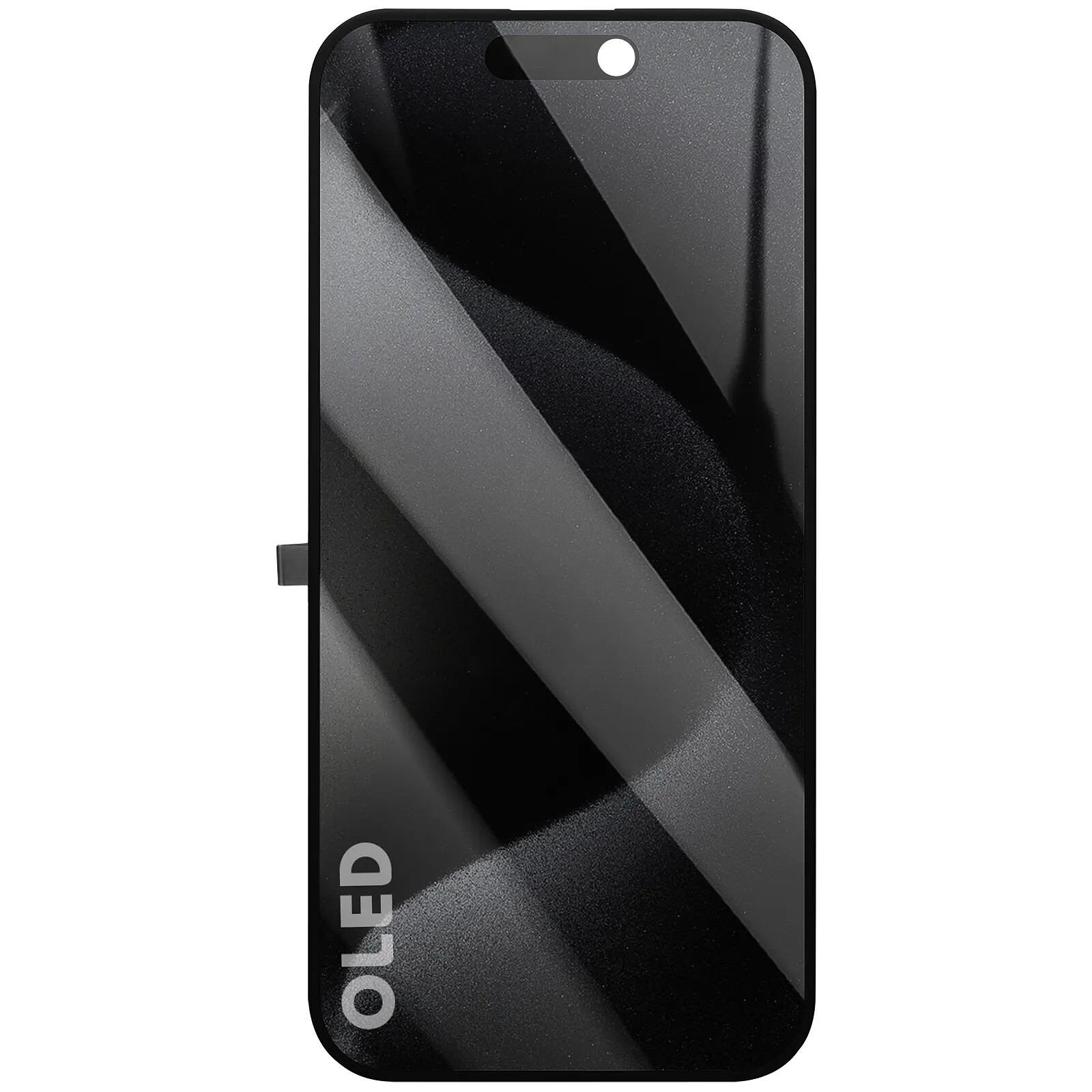 Clappio Écran pour iPhone 15 Pro Hard OLED avec Nappe et Plaque Préassemblées