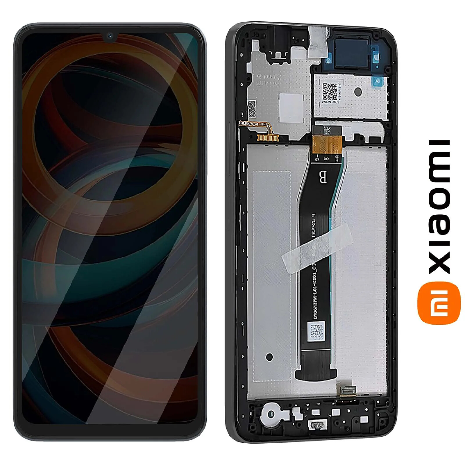 Xiaomi Écran Complet Original pour Redmi A3 Afficheur LCD avec Tactile et Châssis Noir