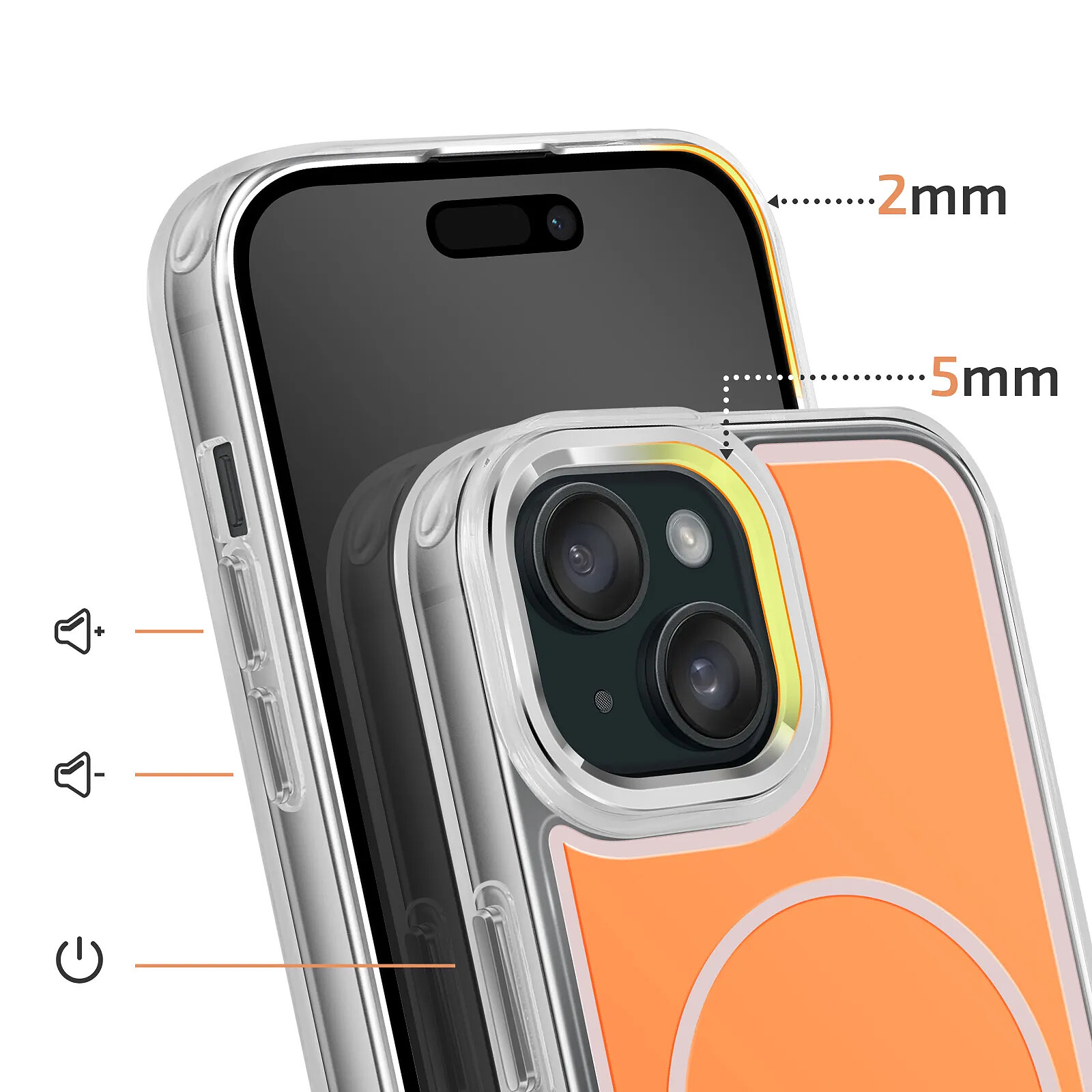 Coque Antichoc Noire Pour IPhone XR - Support Voiture Intégré, Protection Renforcée