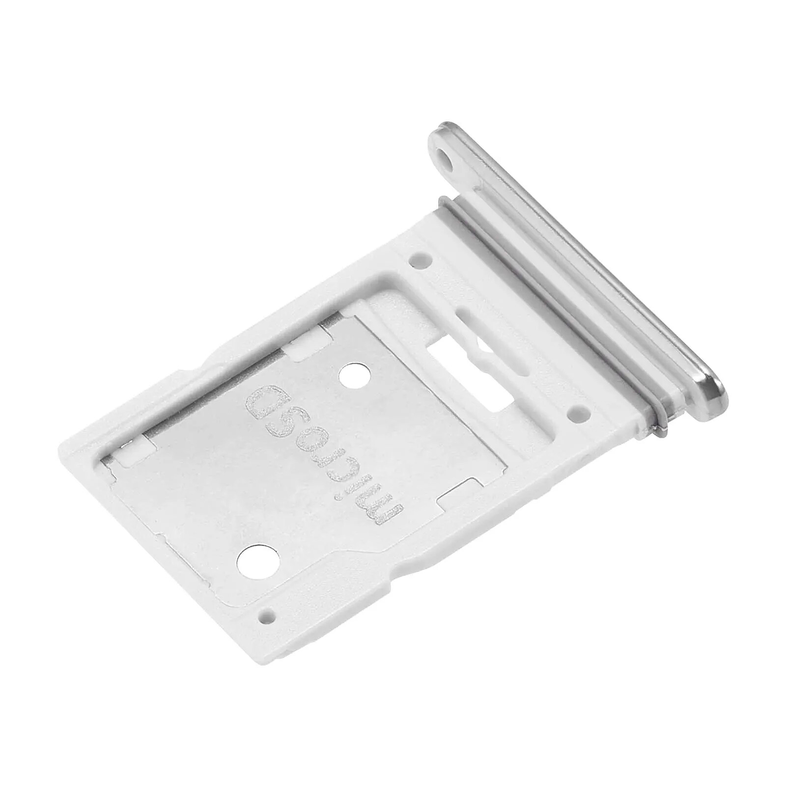 Samsung Tiroir Hybride Original Dual Nano SIM ou Nano SIM et microSD pour Galaxy A53 Blanc