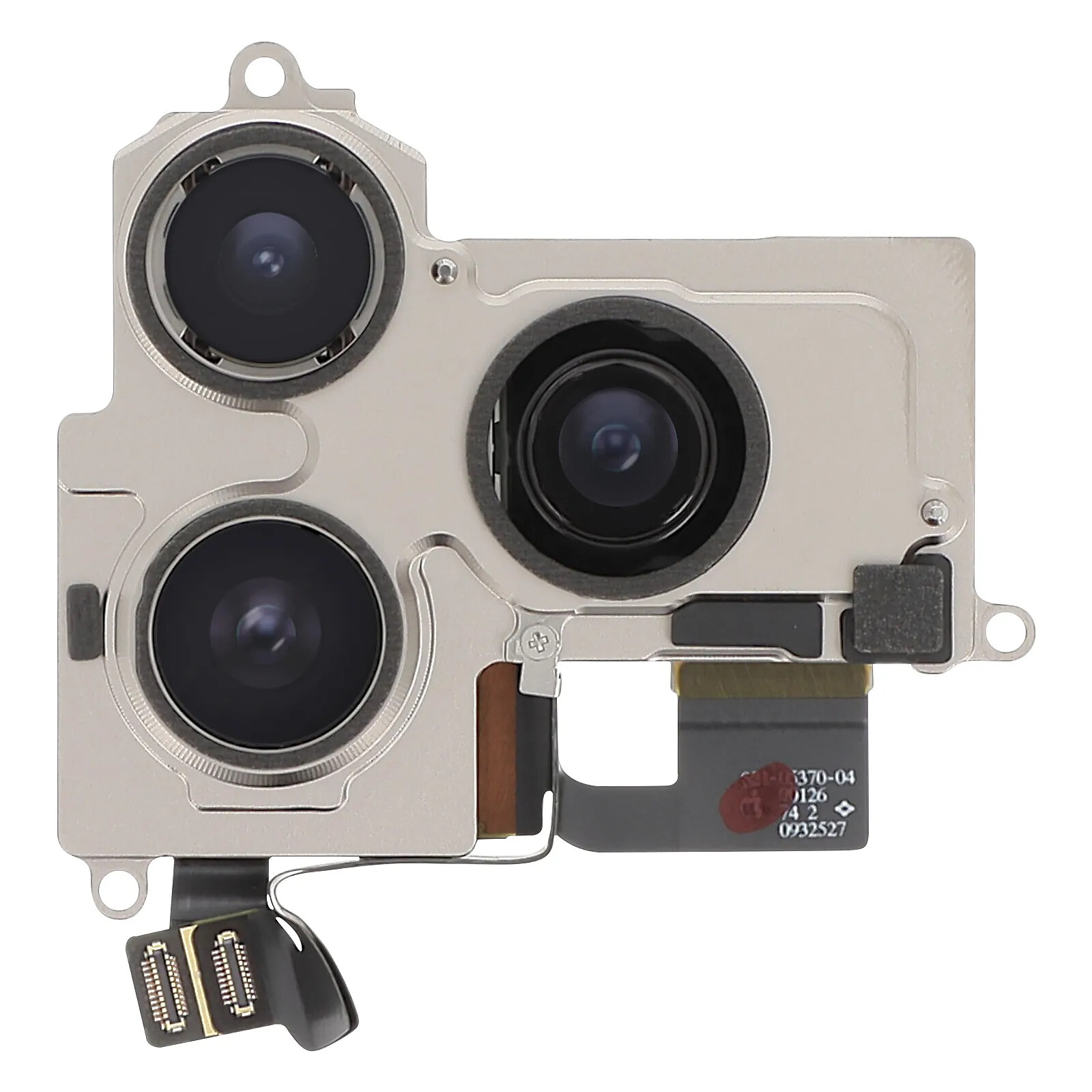 Clappio Triple Caméra Arrière 48MP pour iPhone 17 Pro Max Grand Angle et Téléobjectif