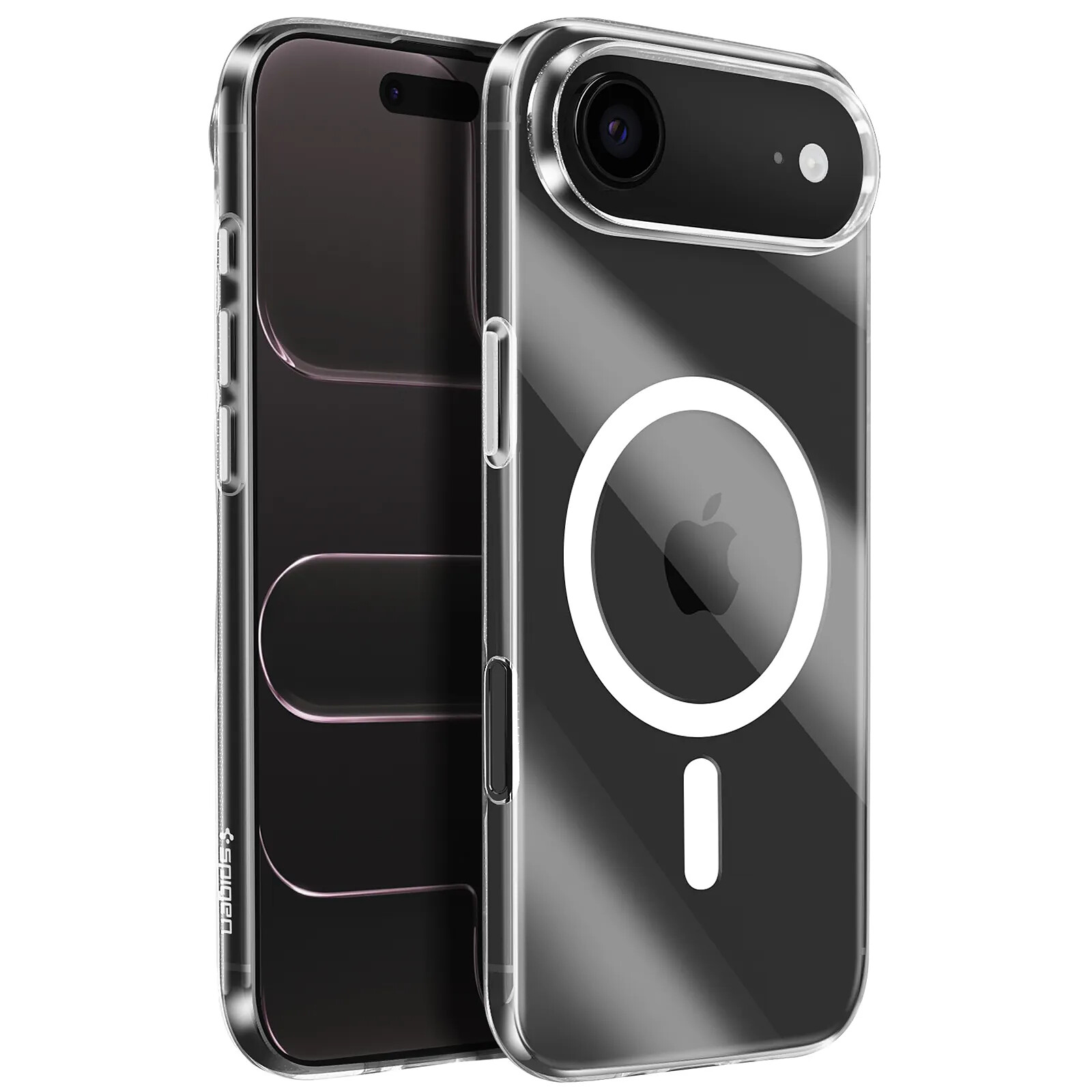 Spigen SGP Coque pour iPhone Air Modèle Liquid Crystal Compatible MagSafe Transparent