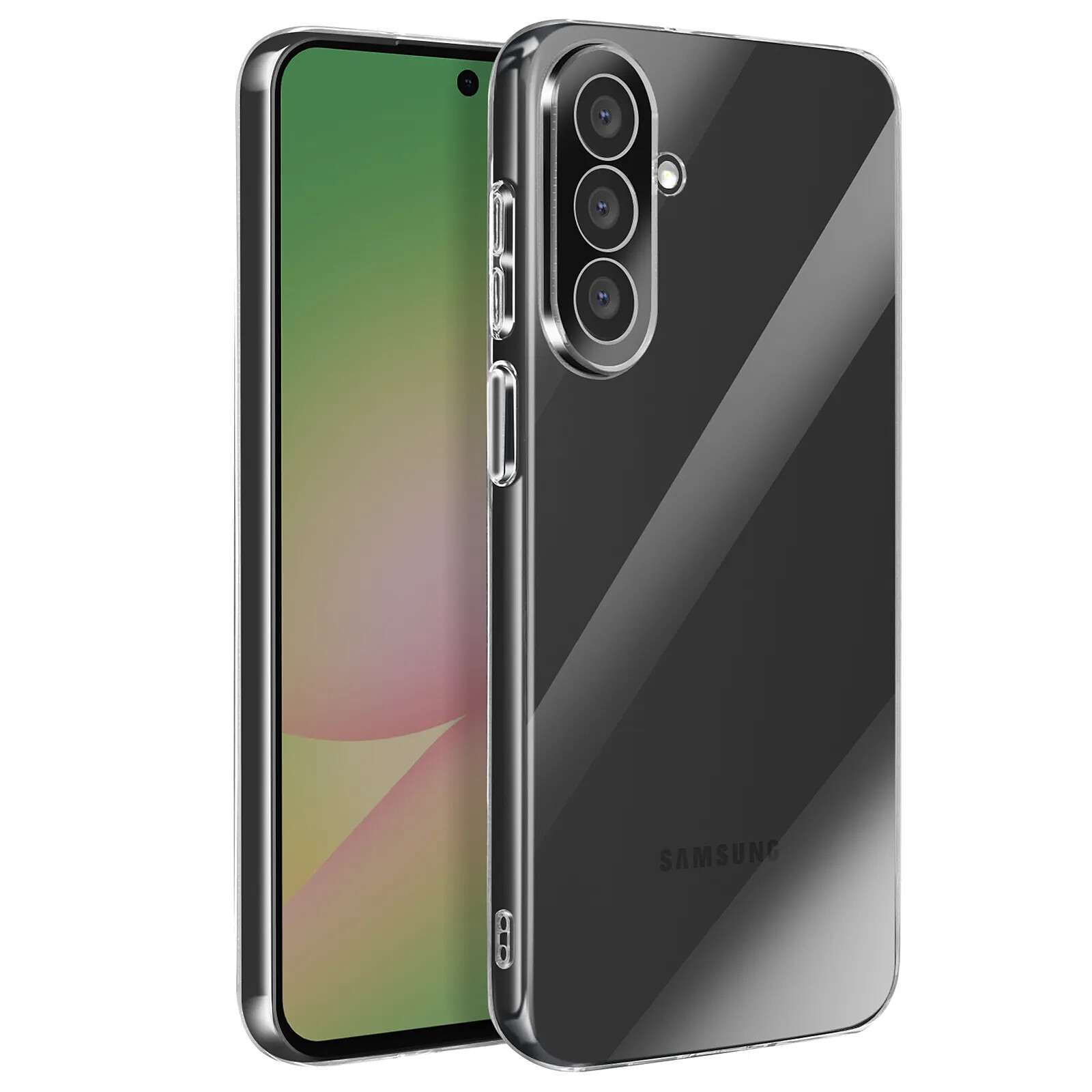 Avizar Coque pour Galaxy A57 en Silicone Souple avec Contour Caméra Surélevé