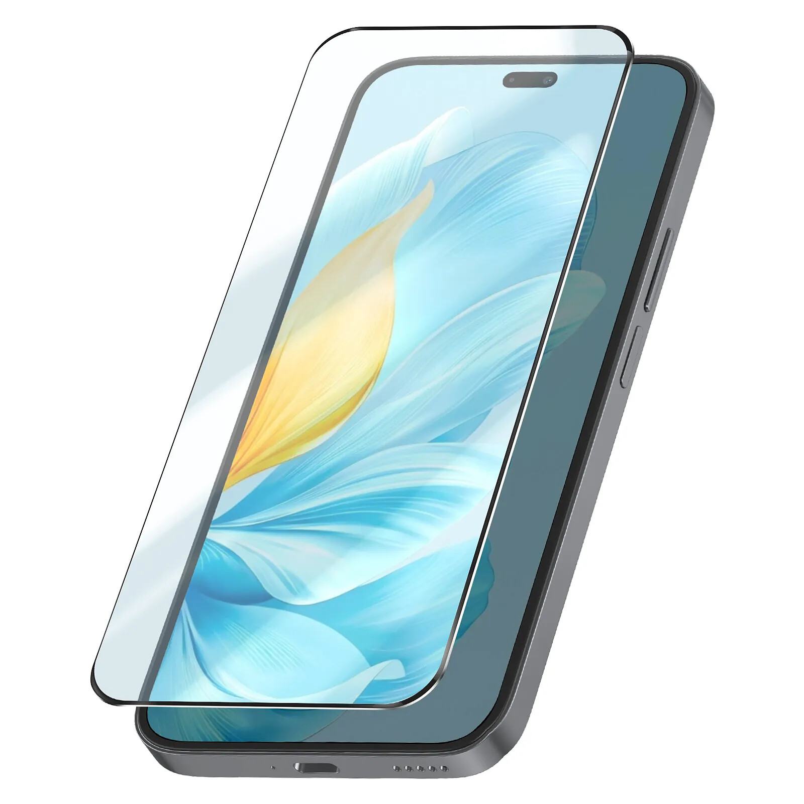 Avizar Protection d'Écran pour Honor 200 Lite en Verre Trempé Full Glue 6D Oléophobe