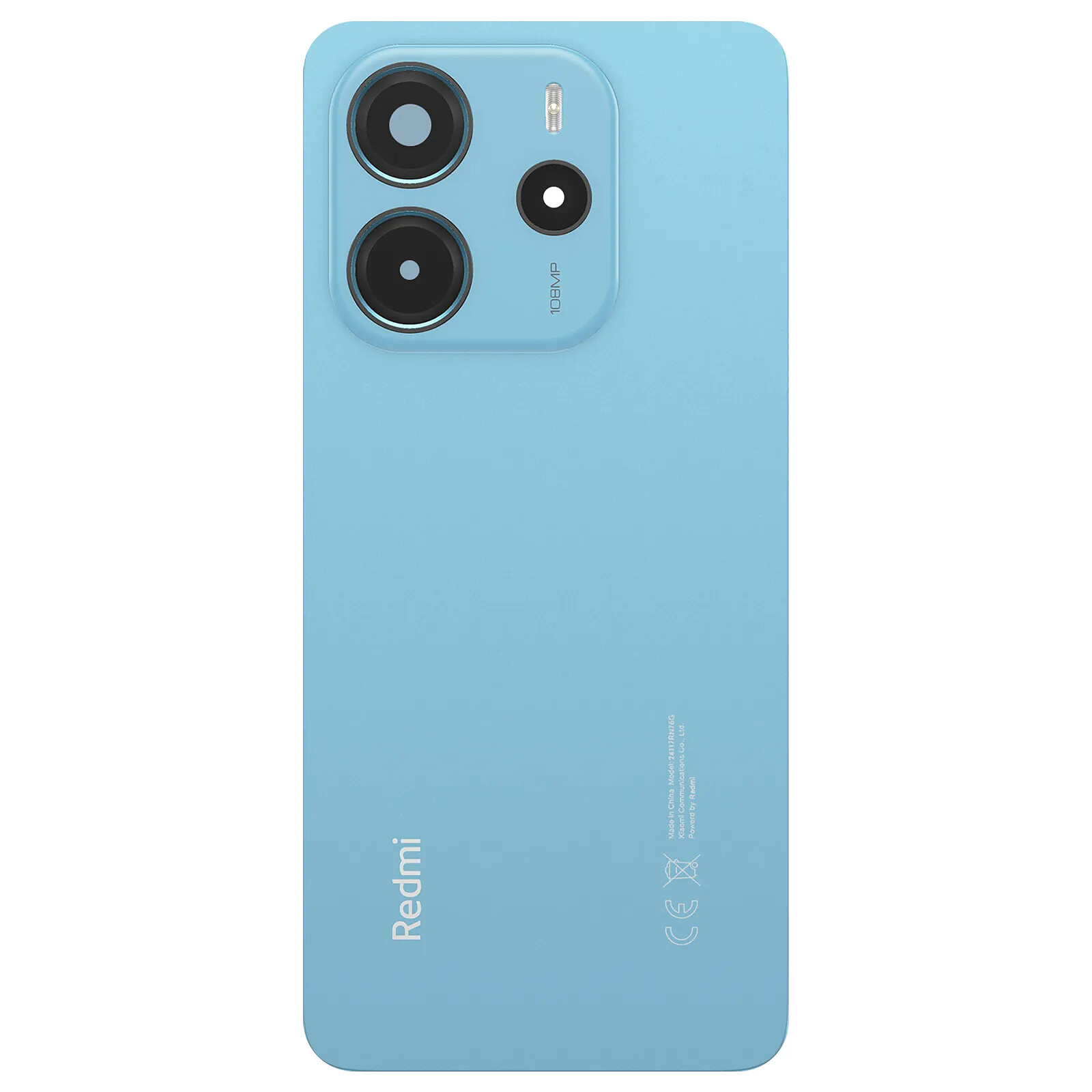 Xiaomi Cache Batterie Original pour Xiaomi Redmi Note 14 4G Service Pack Bleu