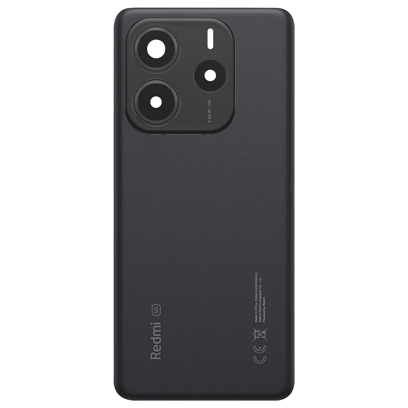 Xiaomi Cache Batterie de Remplacement pour Redmi Note 14 5G Service Pack Noir