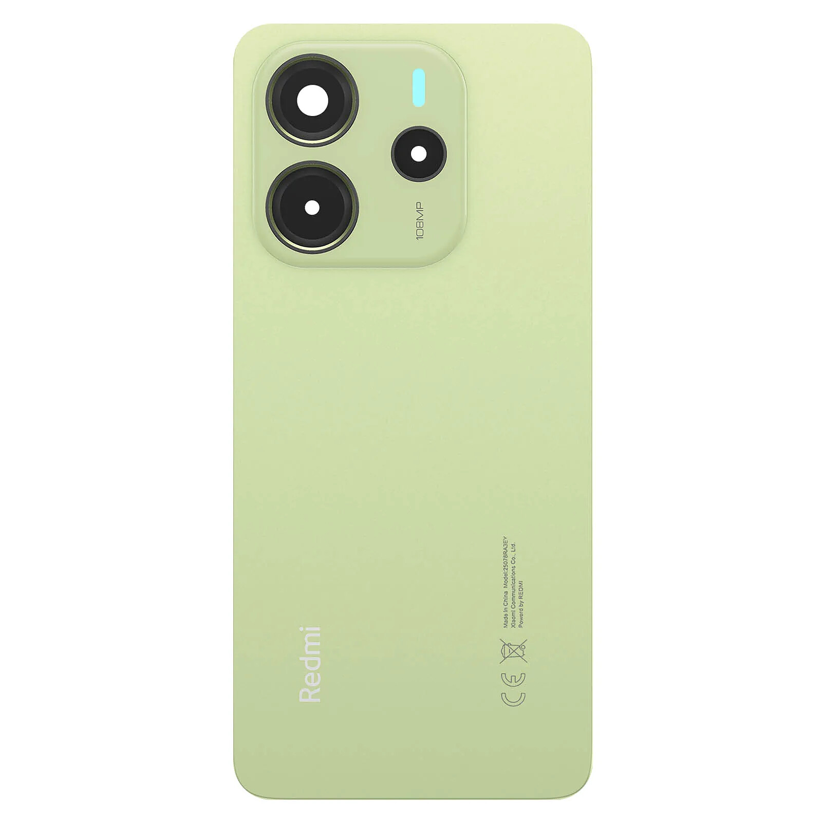 Xiaomi Cache Batterie de Remplacement pour Redmi Note 14 4G Service Pack Vert citron