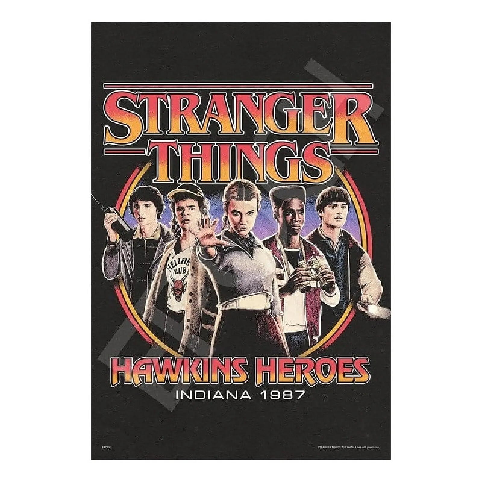 Stranger Things - Puzzle 1000 pièces Hawkins Heroes