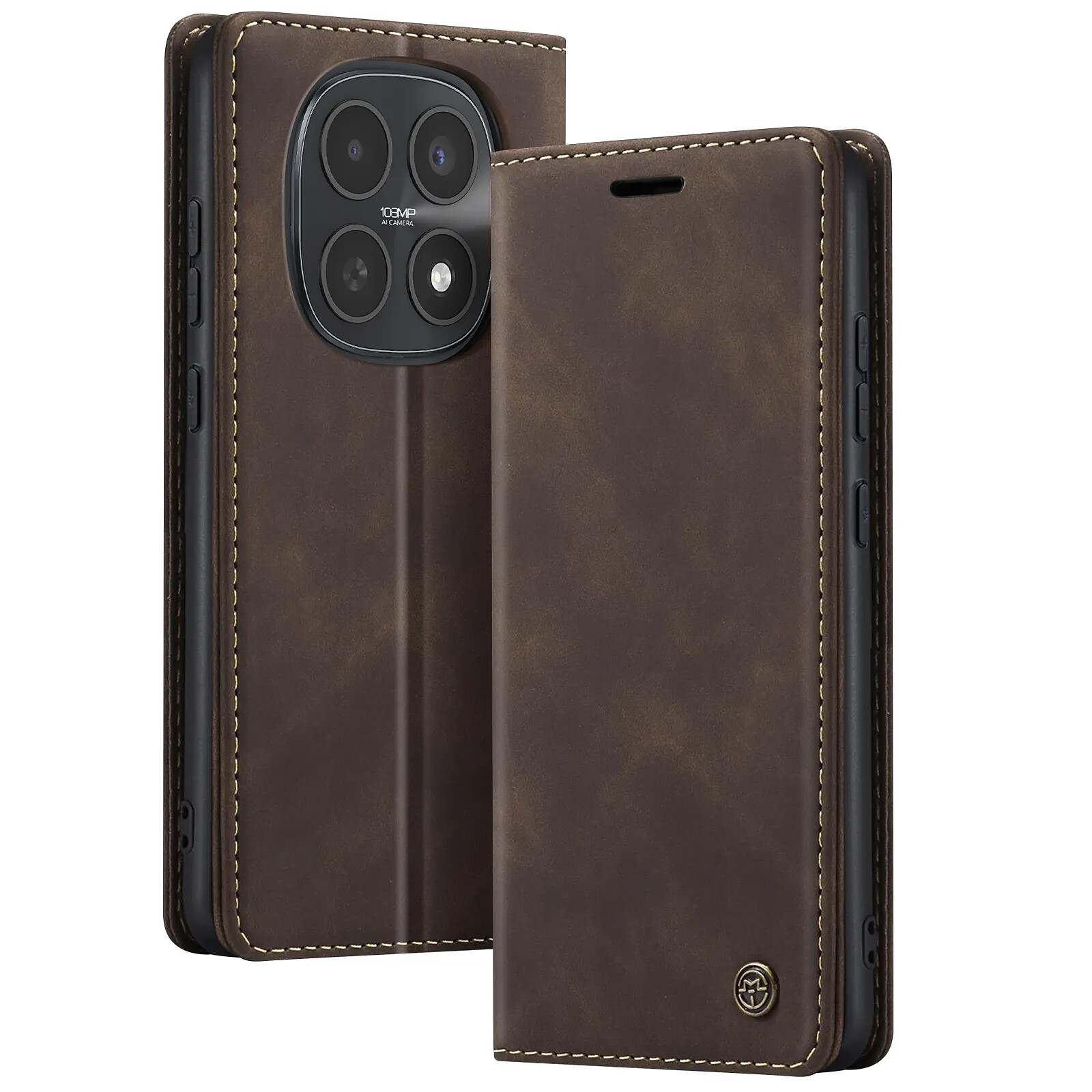 Avizar Étui Portefeuille Vintage pour Redmi Note 15 4G / 5G Collections CaseMe