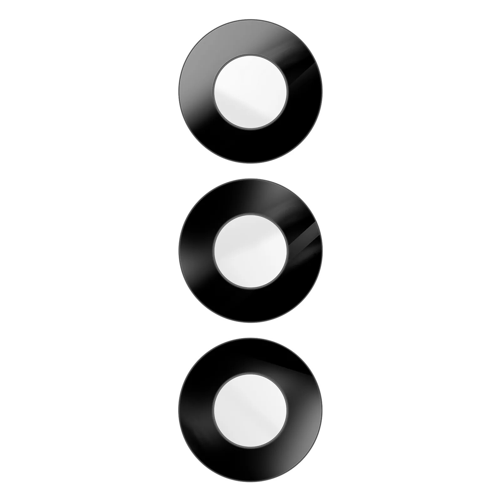 Clappio Lentilles de Remplacement Complète pour Caméra Arrière Galaxy S25 FE