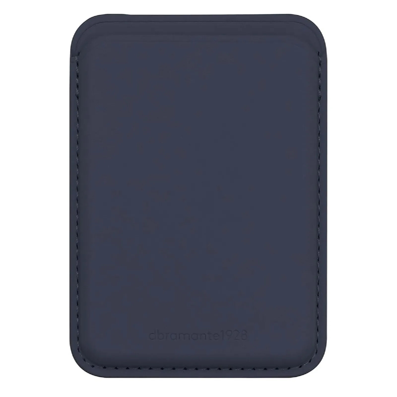 DBRAMANTE1928 Porte-carte Magnétique pour Smartphone Compatible Magsafe Bleu marine