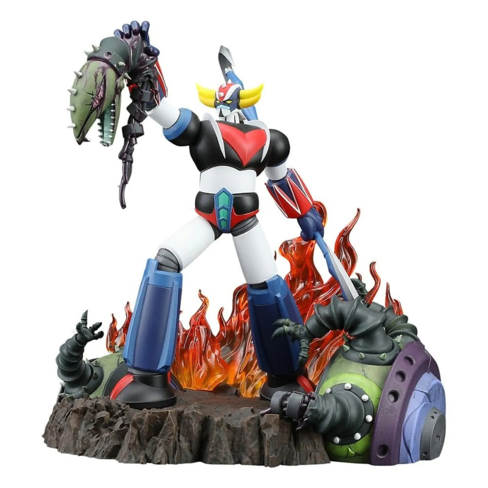 Goldorak - Statuette Goldorak Scene Selection 01 Grendizer a cry of Victory 14 cm