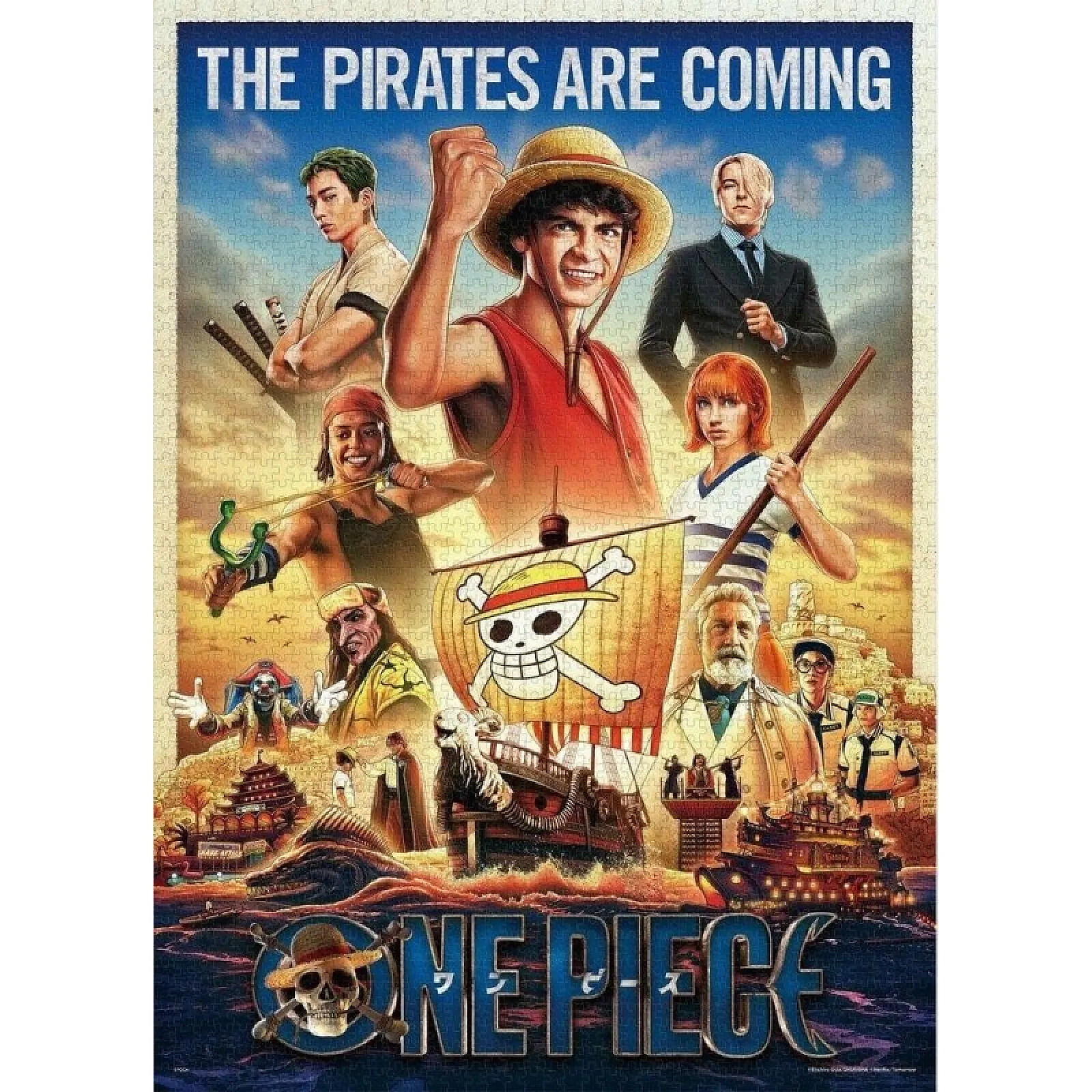 One Piece - Puzzle One Piece 2000 pièces The Pirates Are Coming