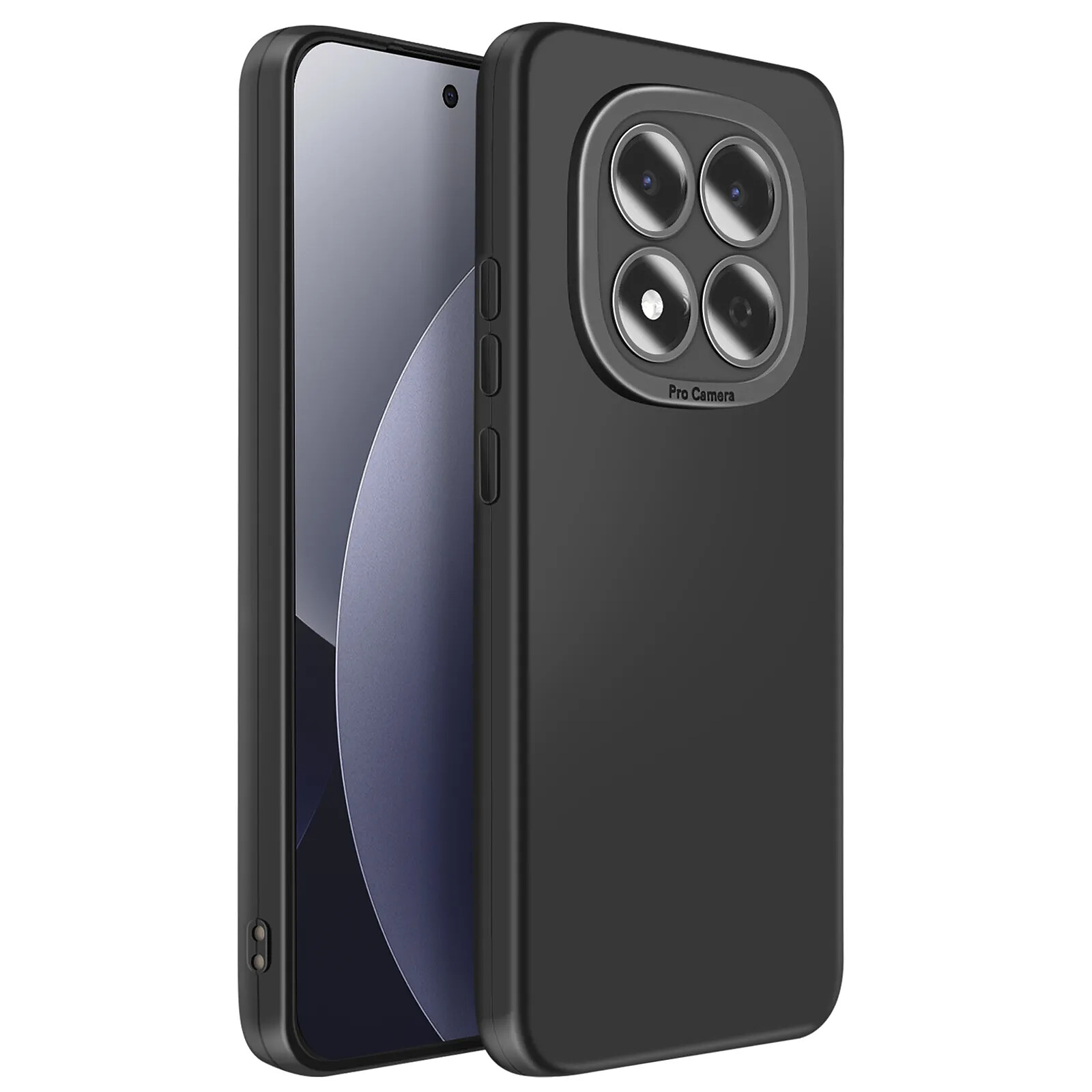 Avizar Coque pour Xiaomi Redmi Note 15 Pro 4G en Silicone avec Bord Caméra Surélevé