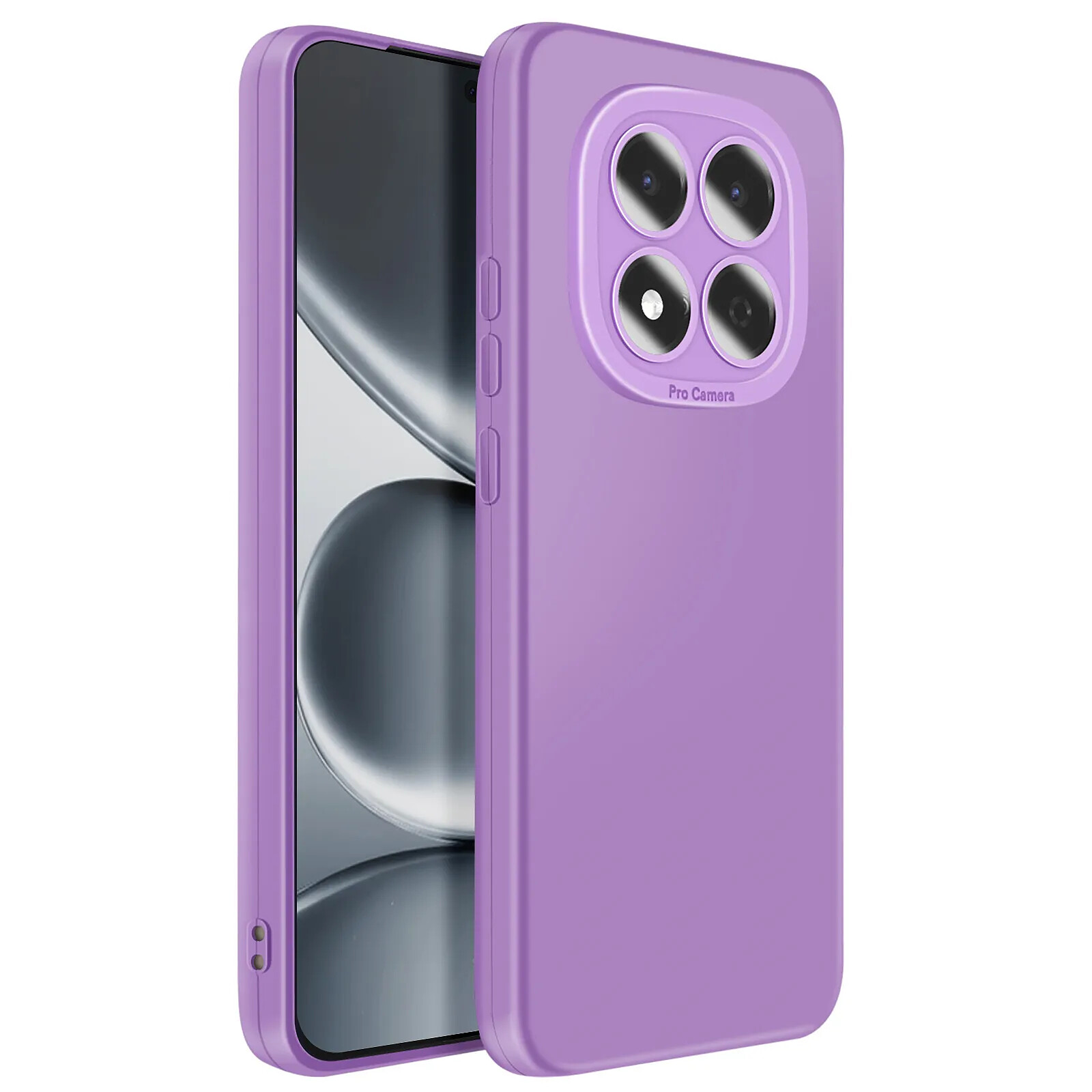 Avizar Coque pour Xiaomi Redmi Note 15 Pro 5G en Silicone avec Bord Caméra Surélevé