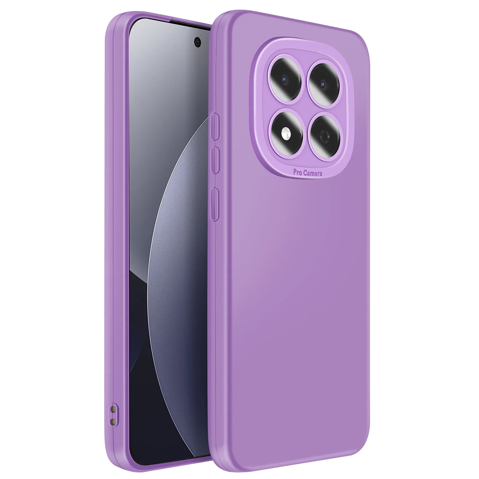 Avizar Coque pour Xiaomi Redmi Note 15 Pro 4G en Silicone avec Bord Caméra Surélevé