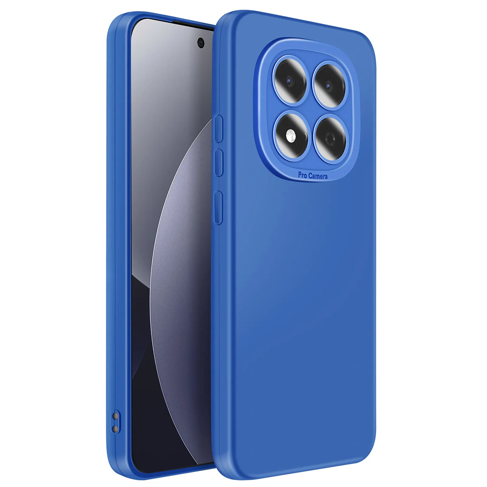 Avizar Coque pour Xiaomi Redmi Note 15 Pro 4G en Silicone avec Bord Caméra Surélevé
