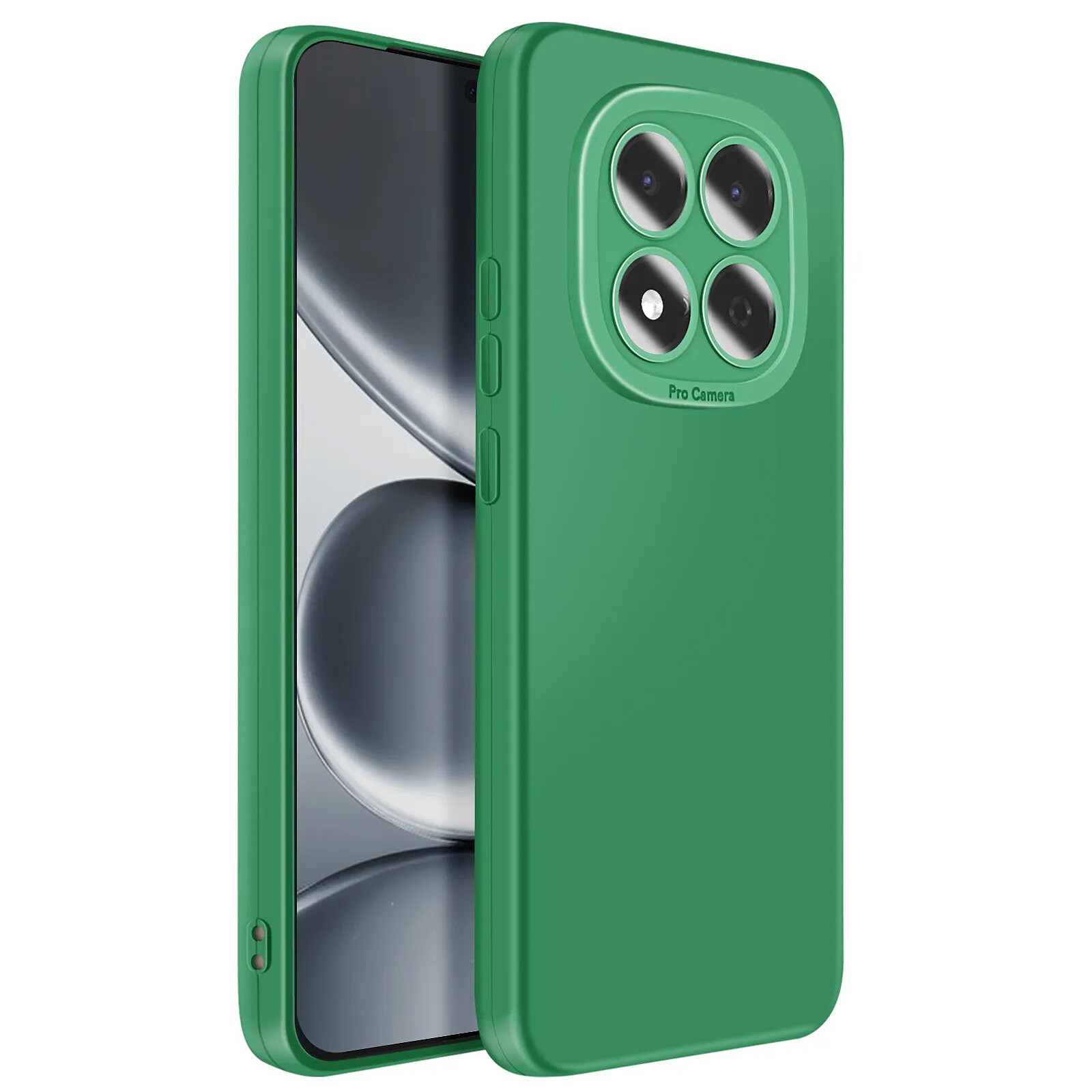 Avizar Coque pour Xiaomi Redmi Note 15 Pro 5G en Silicone avec Bord Caméra Surélevé