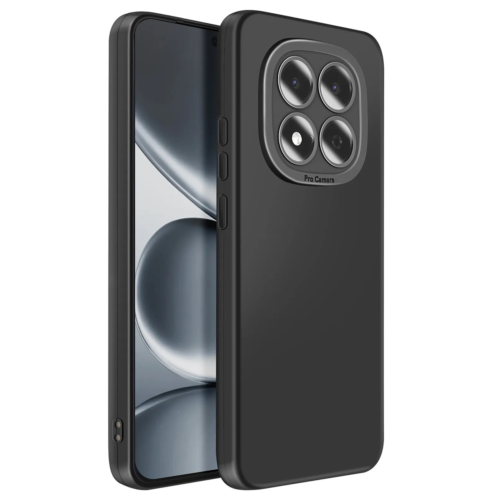 Avizar Coque pour Xiaomi Redmi Note 15 Pro 5G en Silicone avec Bord Caméra Surélevé