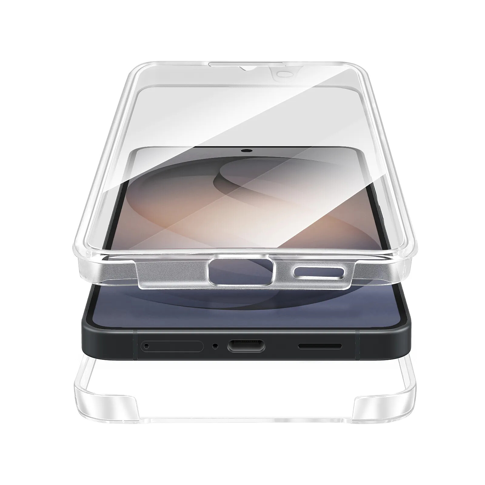 Avizar Coque Intégrale pour Galaxy S26 Plus Protection 360° en Silicone