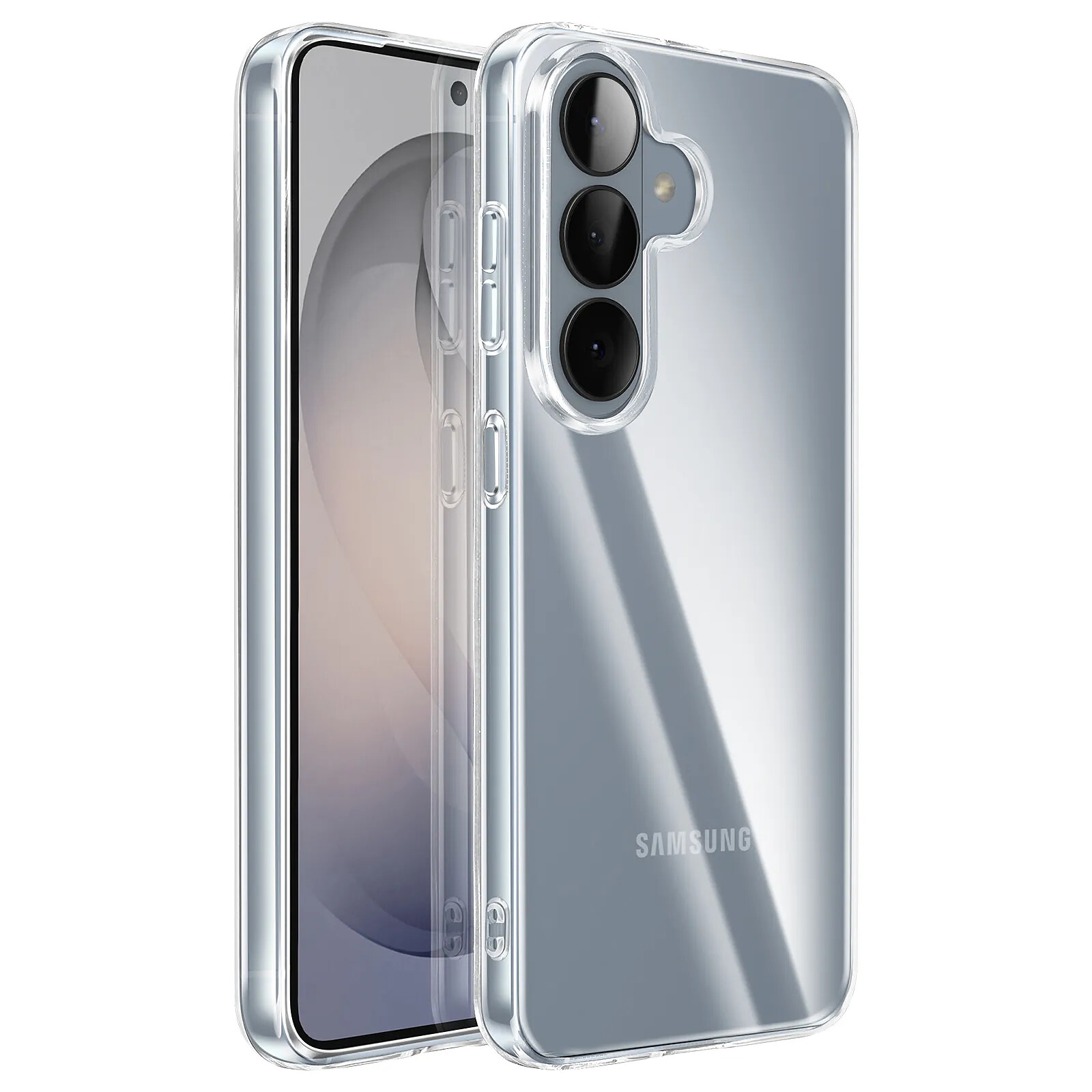 Mayaxess Coque pour Galaxy S26 Plus Protection Souple en Silicone Transparent
