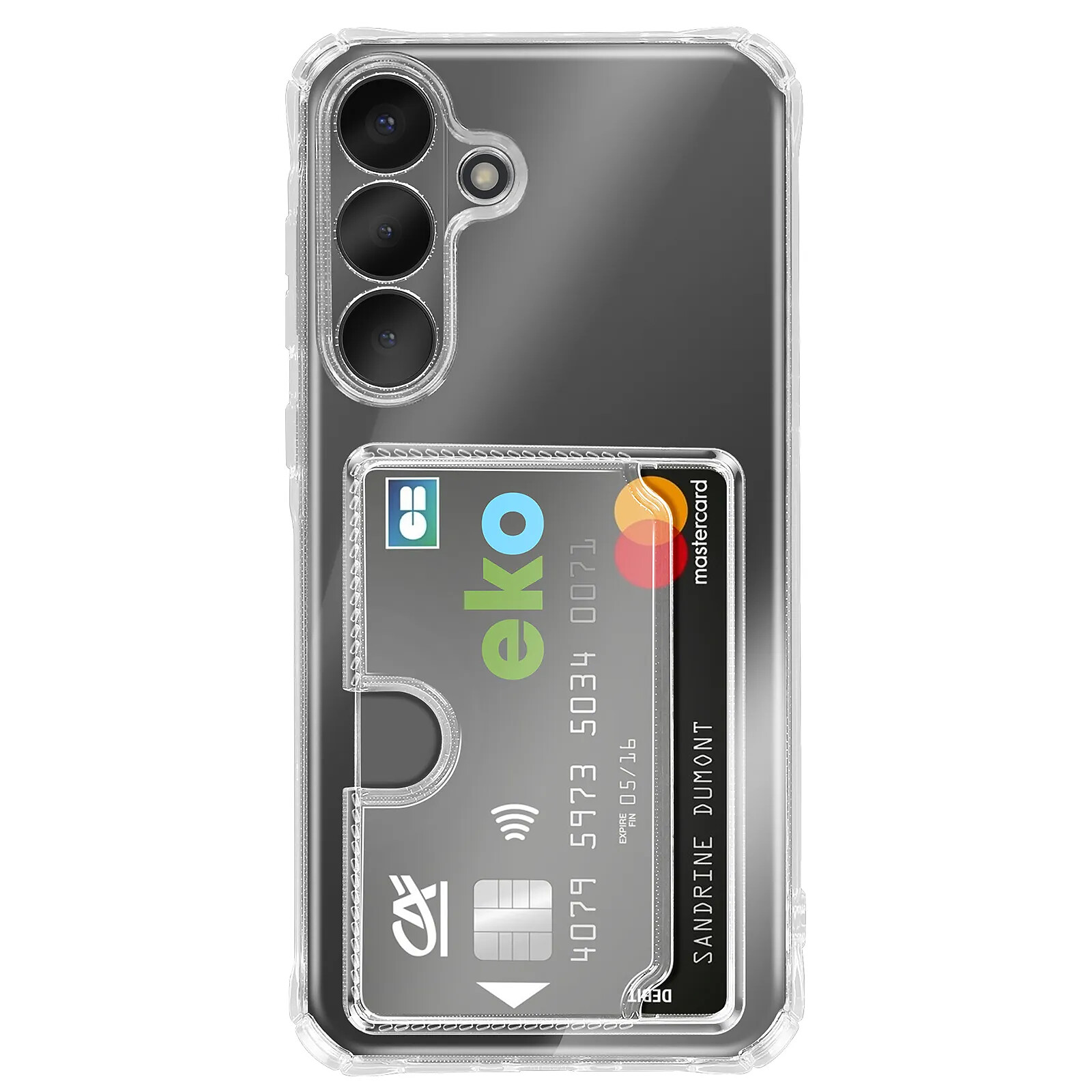 Avizar Coque pour Galaxy S26 Plus avec Porte-cartes Intégré et Coins Renforcés