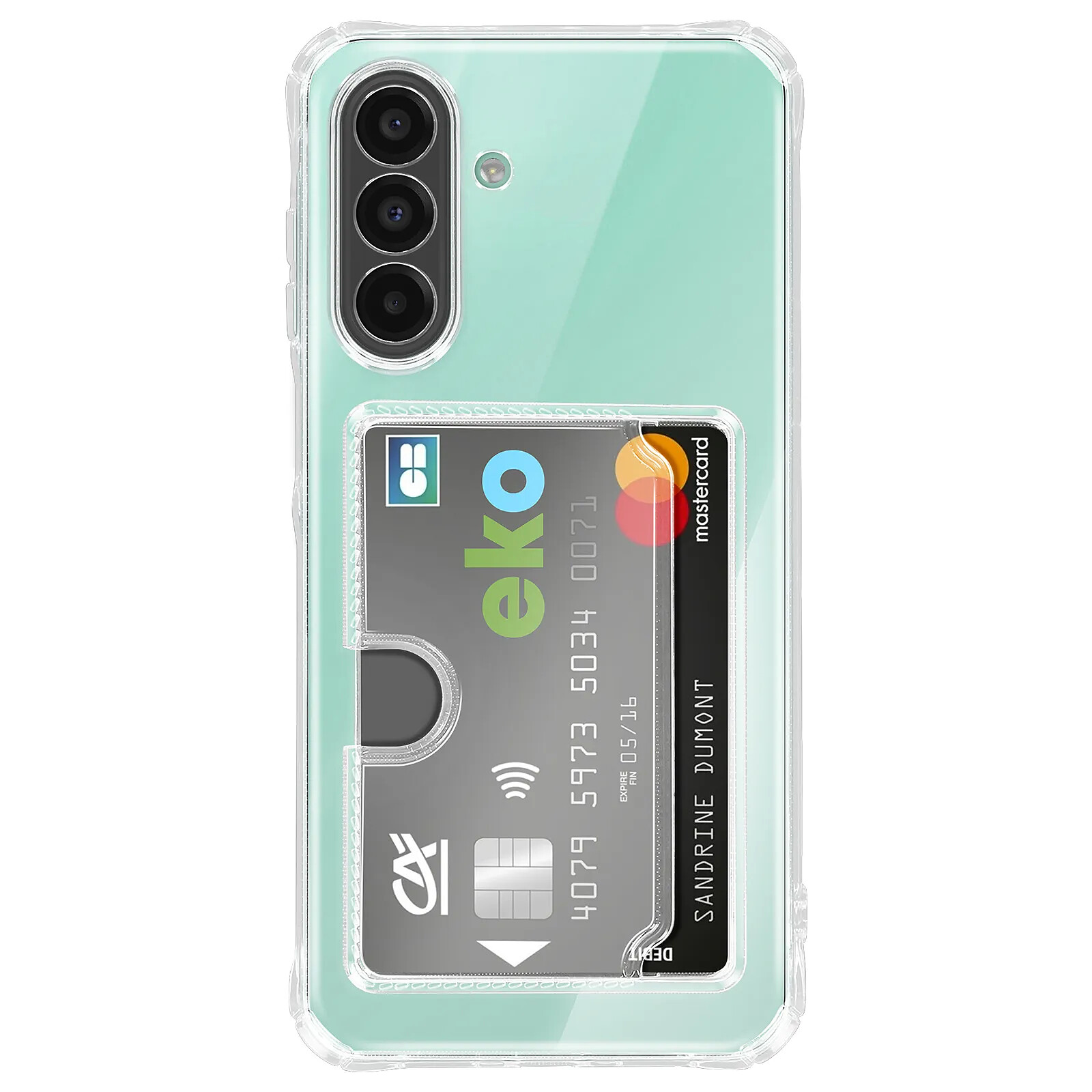 Avizar Coque pour Galaxy A26 avec Porte-cartes Intégré et Coins Renforcés