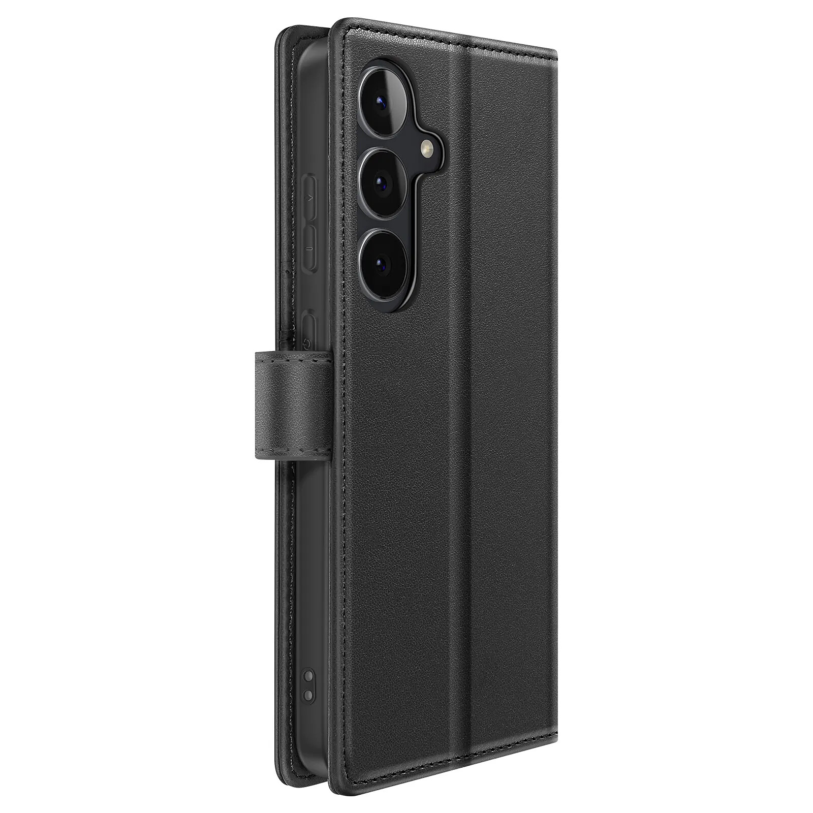 Mayaxess Étui 2 en 1 pour Galaxy S25 FE avec Coque Détachable et Support Vidéo Noir