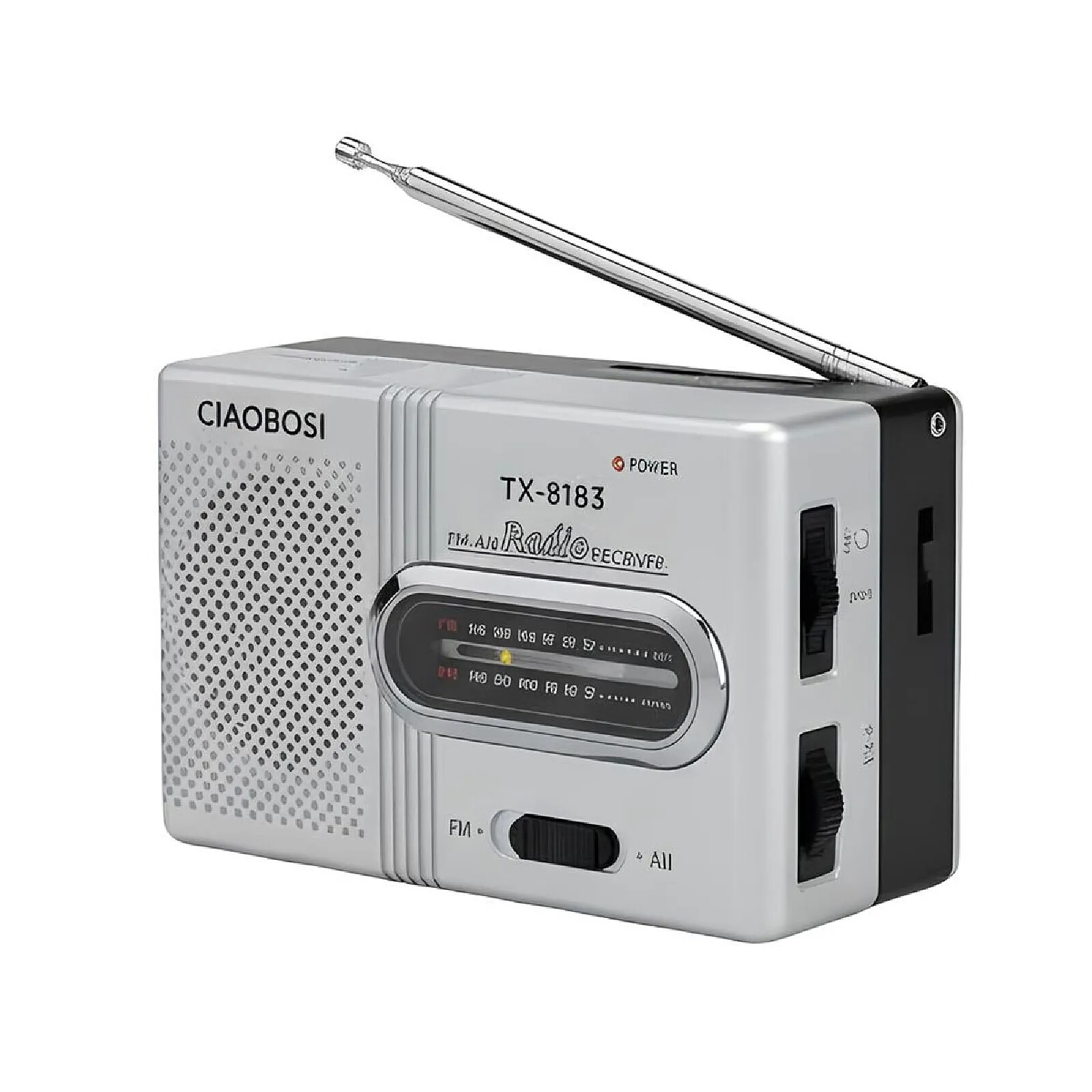 Avizar Mini Radio de Poche à Bandes FM et AM avec Antenne Télescopique Stable