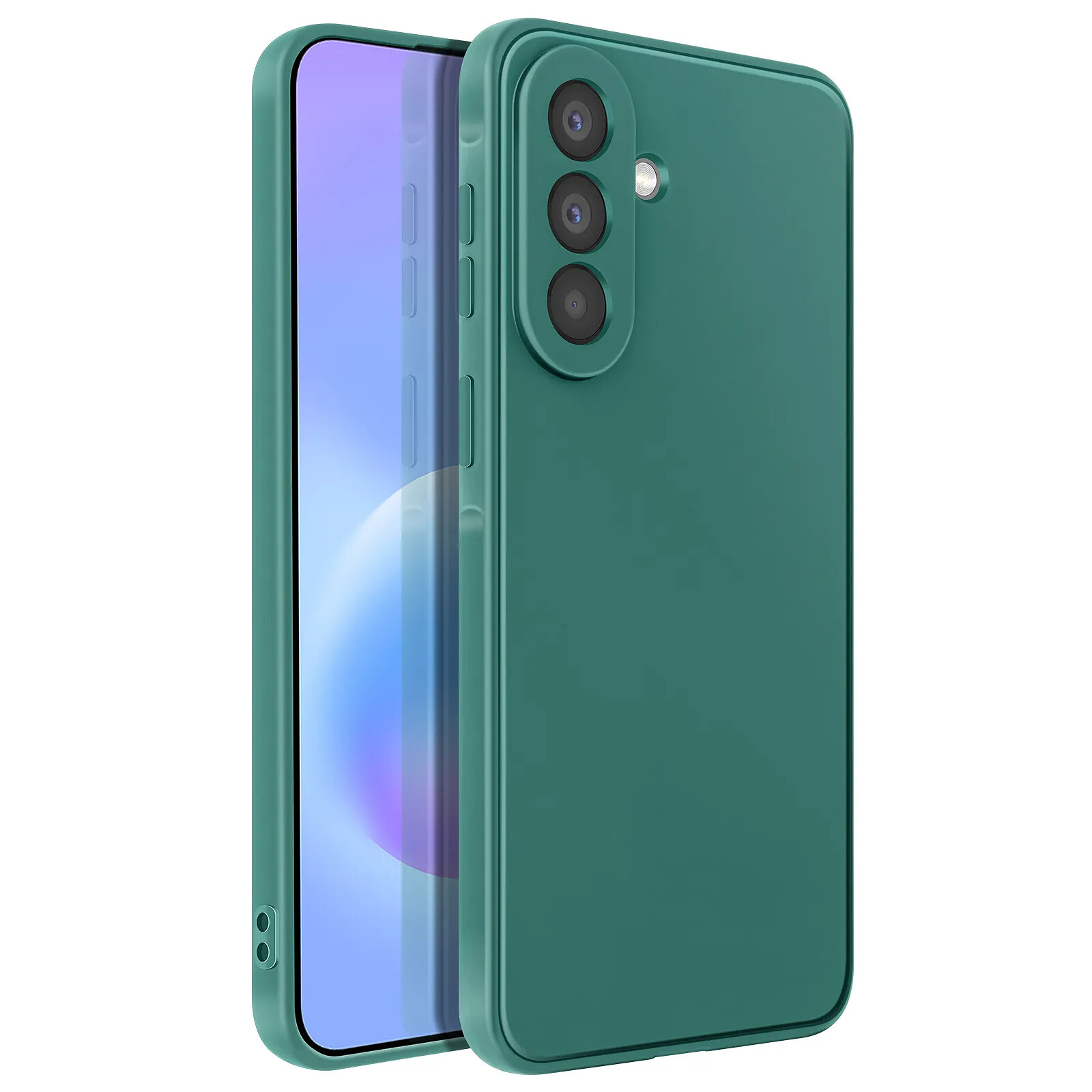 Avizar Coque pour Galaxy A57 en Silicone Souple Antichocs Oléophobe