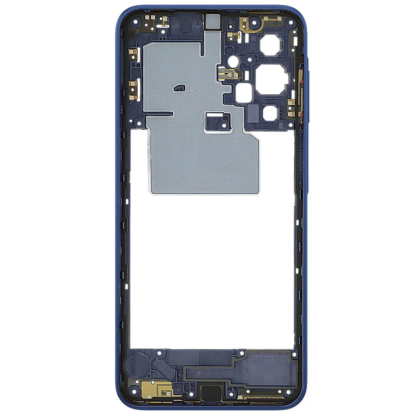 Samsung Châssis Central de Remplacement pour Galaxy A17 5G Service Pack Bleu