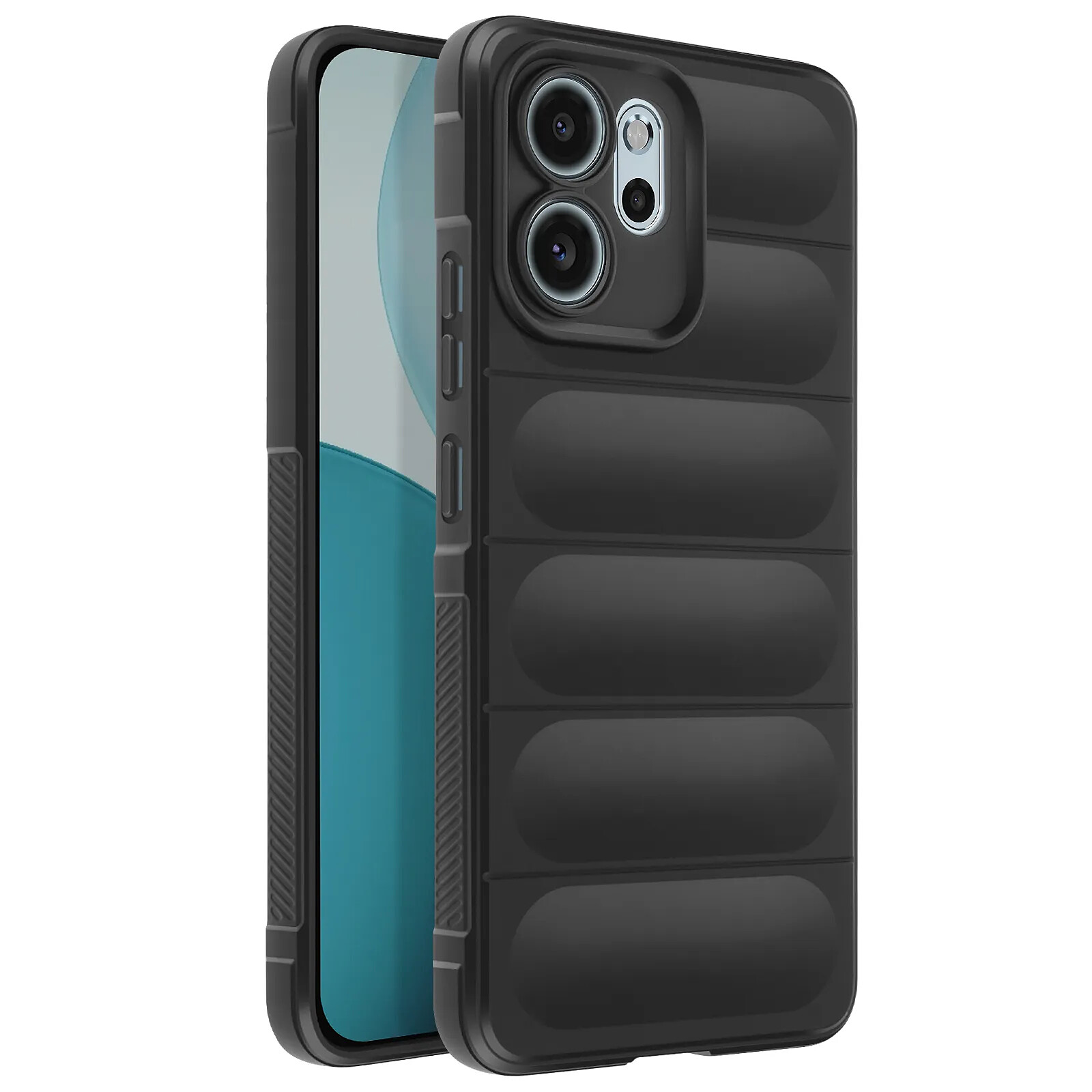 Avizar Coque pour Oppo Reno 14 F / 14 FS Design Texturé en Relief