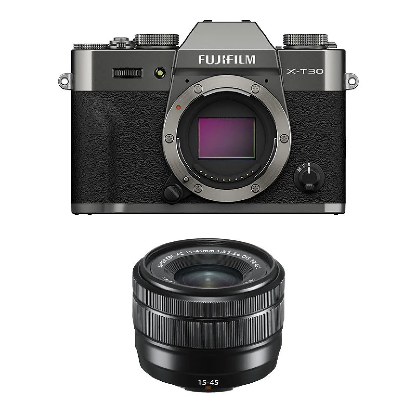 FUJIFILM X-T30 III ANTHRACITE + Objectif 15-45mm f/3.5-5.6 OIS