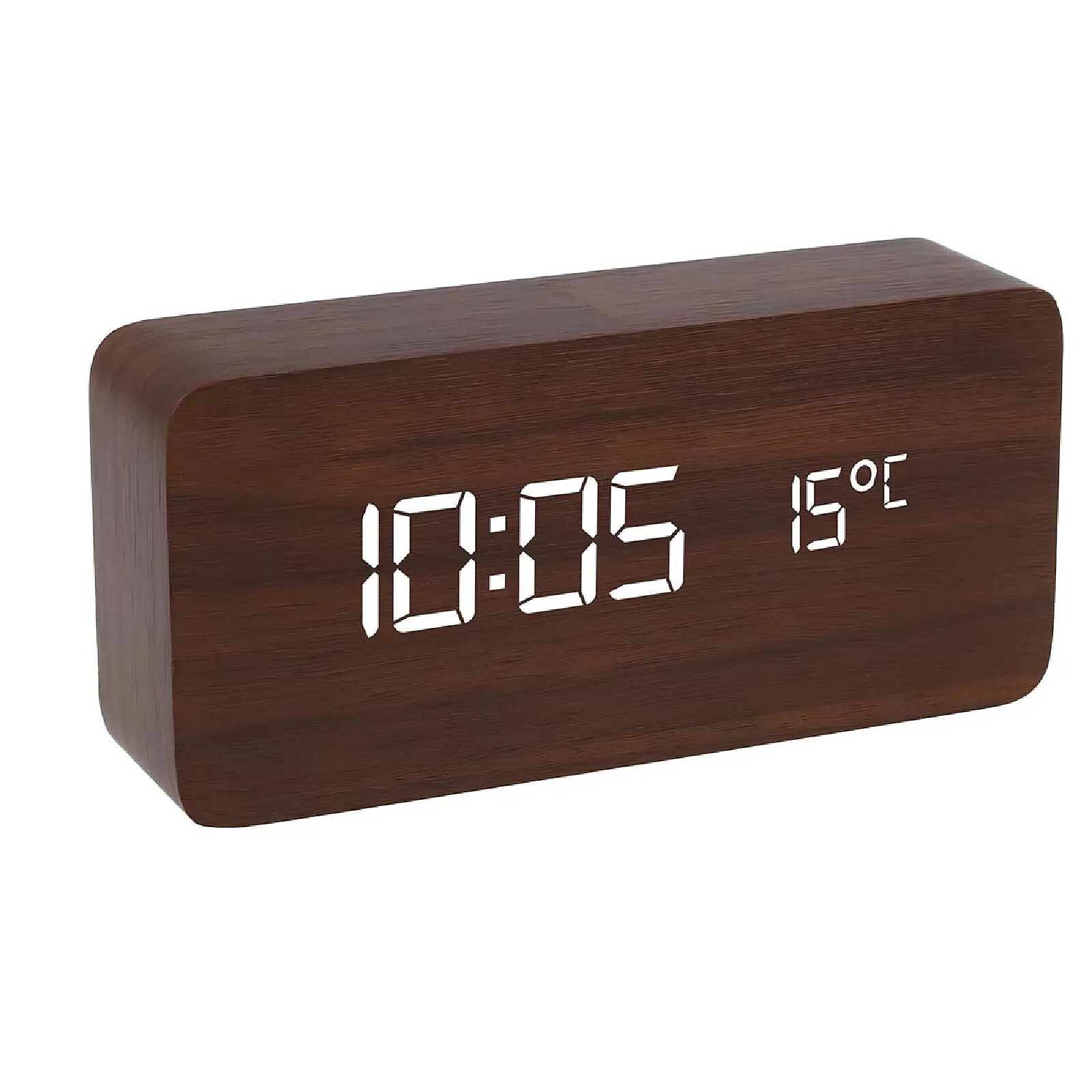 RÉVEIL PROJECTION AVEC écran miroir LED avec affichage l'heure date
