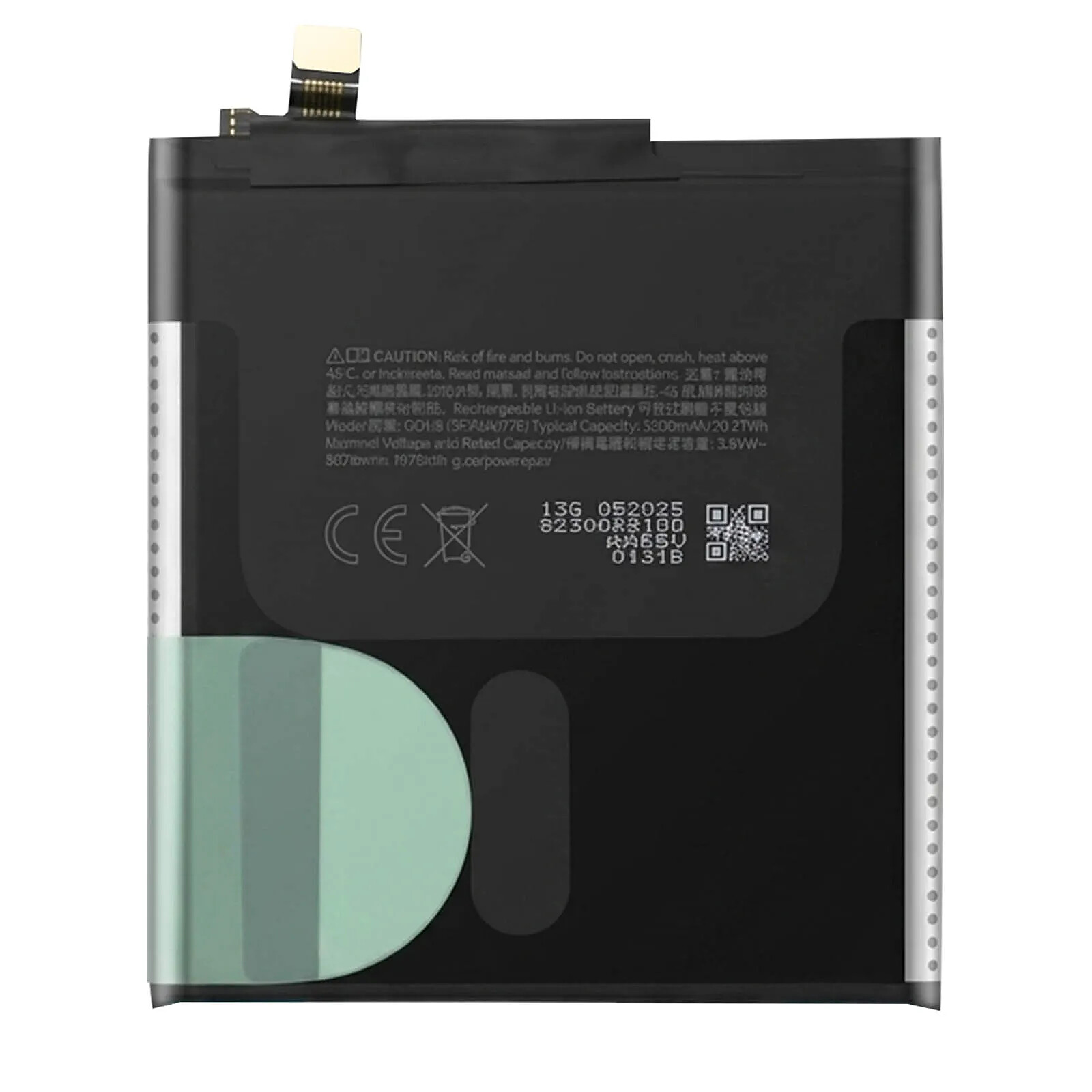 Google Batterie de Remplacement 5200mAh pour Google Pixel 10 Pro XL Service Pack GD1J6 Noir