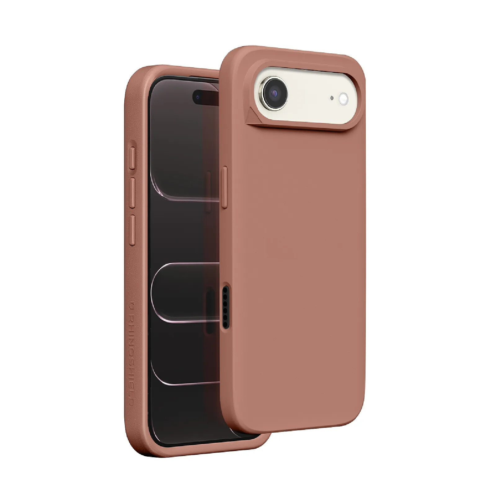 Rhinoshield Coque pour iPhone Air Modèle SolidX Anti-chutes 3.5 m certifiée MIL-STD 810G Rose antique