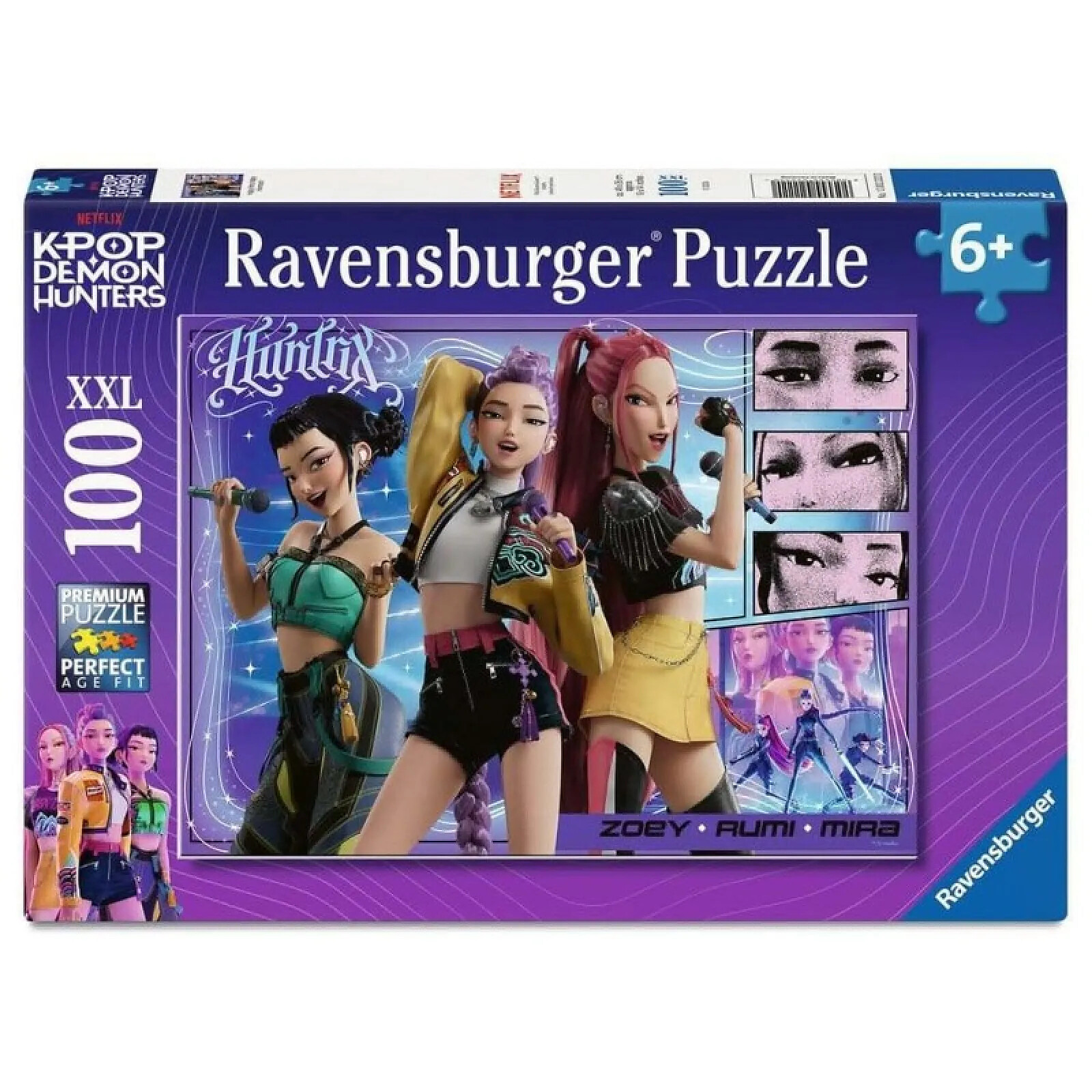 KPop Demon Hunters - Puzzle pour enfants 100 Pièces XXL Happy fans, happy Honmoon!