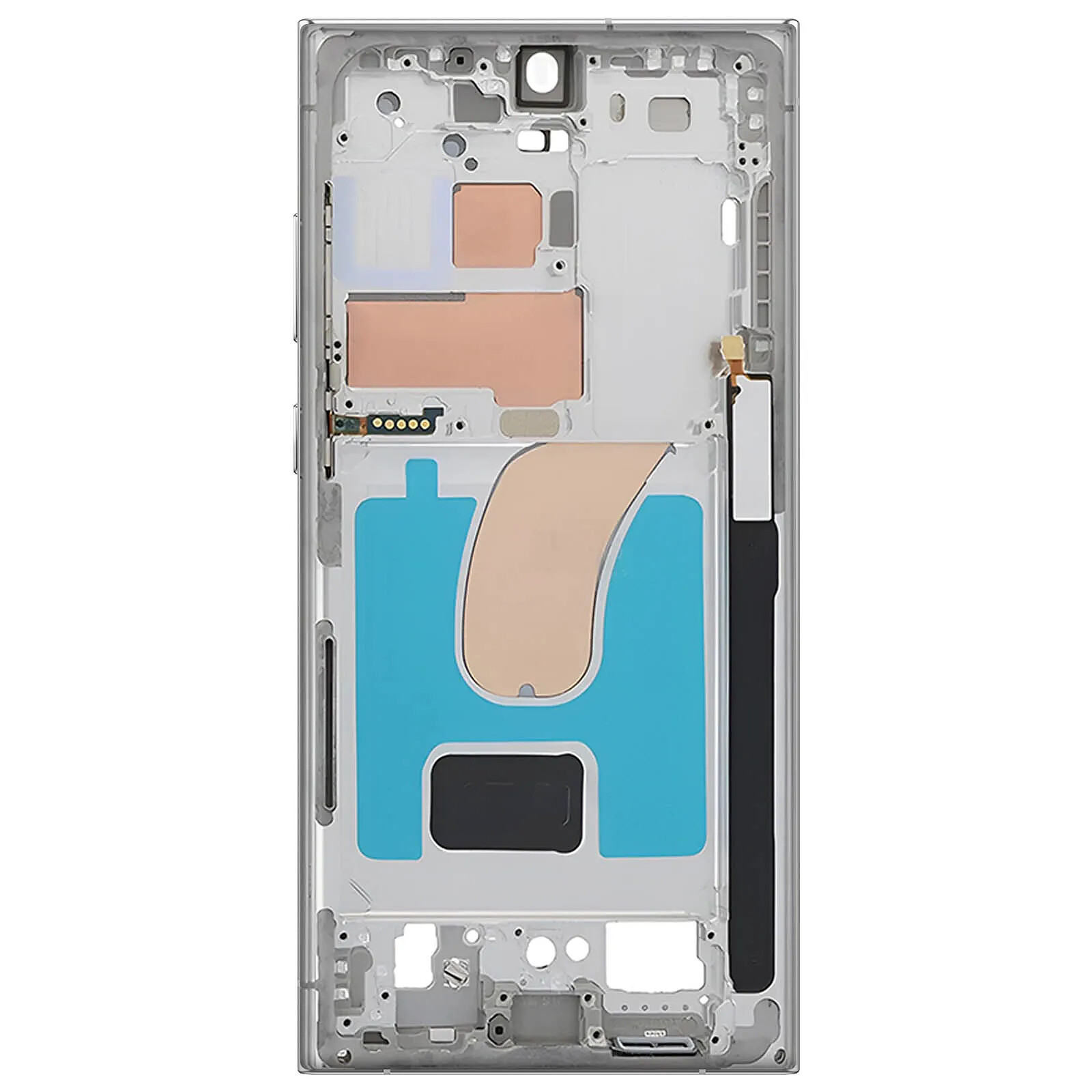 Clappio Châssis Central de Remplacement pour Samsung Galaxy S23 Ultra