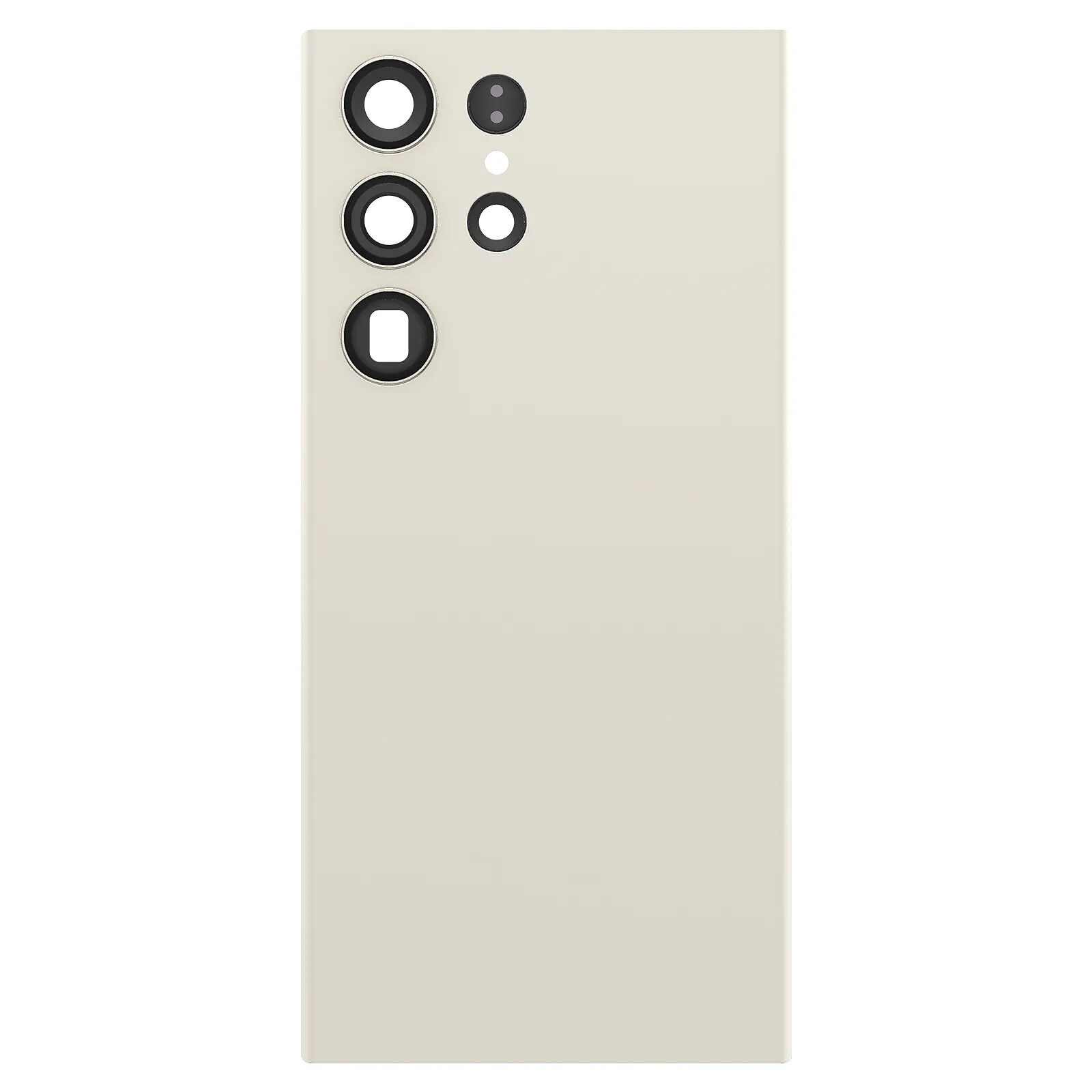 Clappio Cache Batterie de Remplacement pour Galaxy S23 Ultra avec Adhésif Intégré