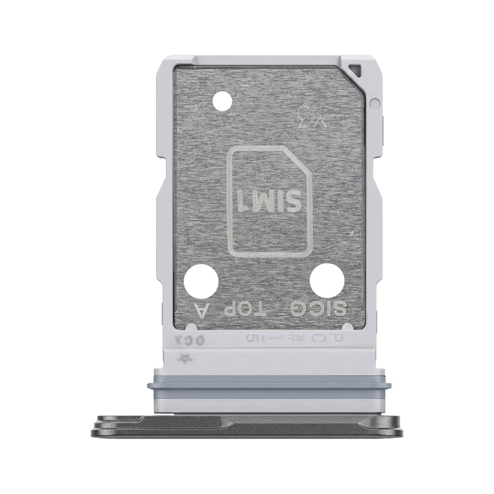 Clappio Tiroir SIM pour Samsung Galaxy S25 Edge Dual Nano SIM Remplacement précis
