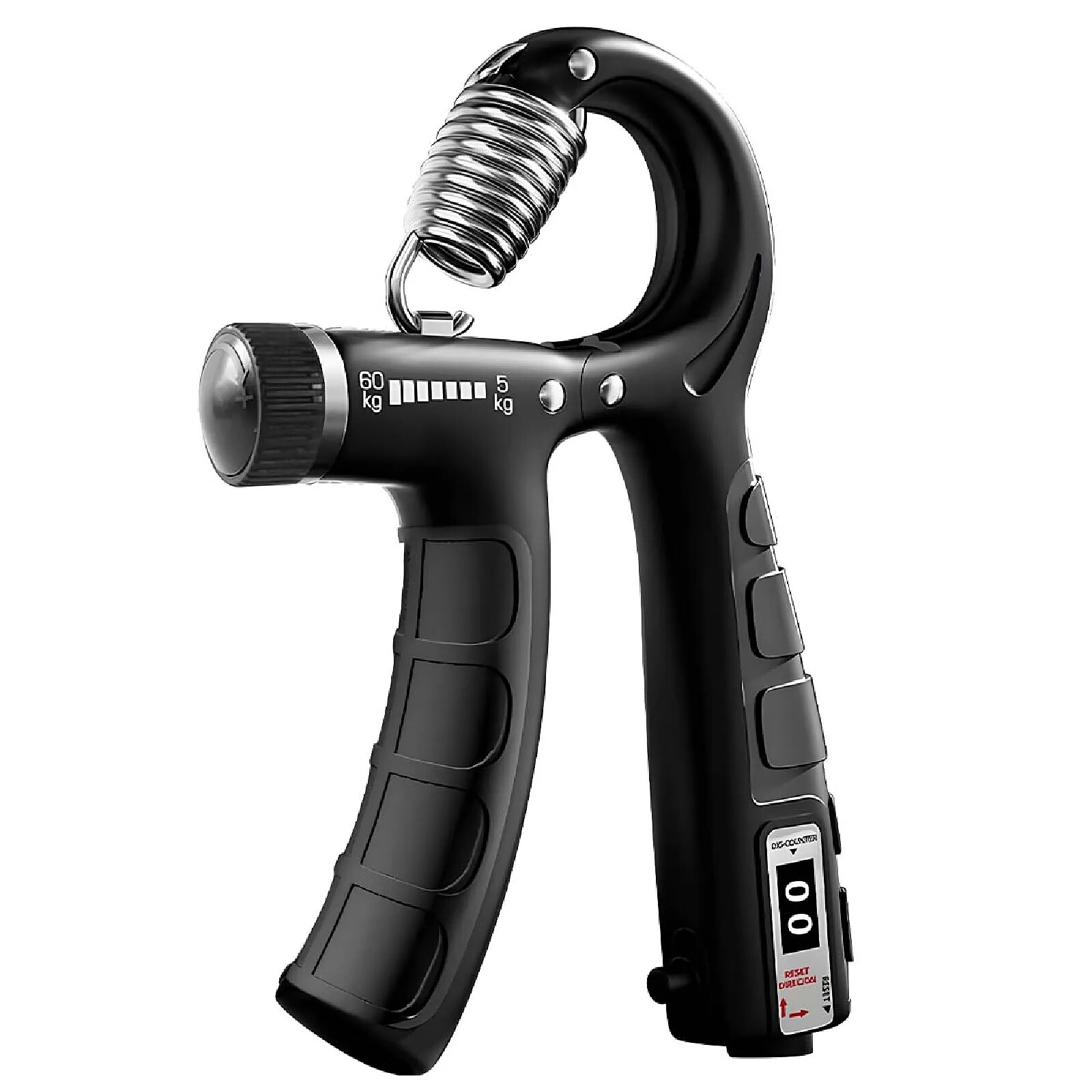 Avizar Grip de Musculation à Résistance Réglable de 5 à 60 kg avec Compteur