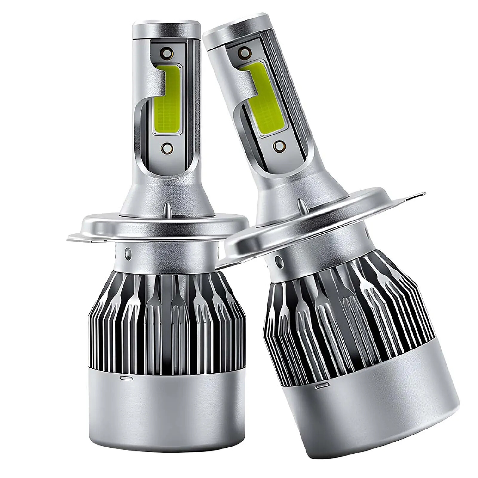 Avizar Lot de 2 Ampoules LED C6 H4 24W pour Phare Automobile Éclairage Haute Intensité