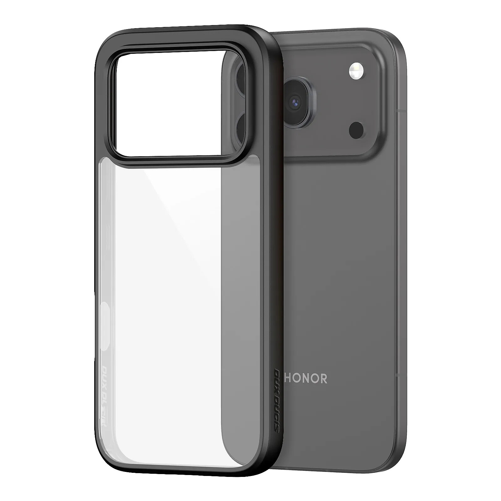 Dux Ducis Coque Premium pour Honor 600 / 600 Pro Série Aimo Anti-Chute 1.2m Noir / Transparent