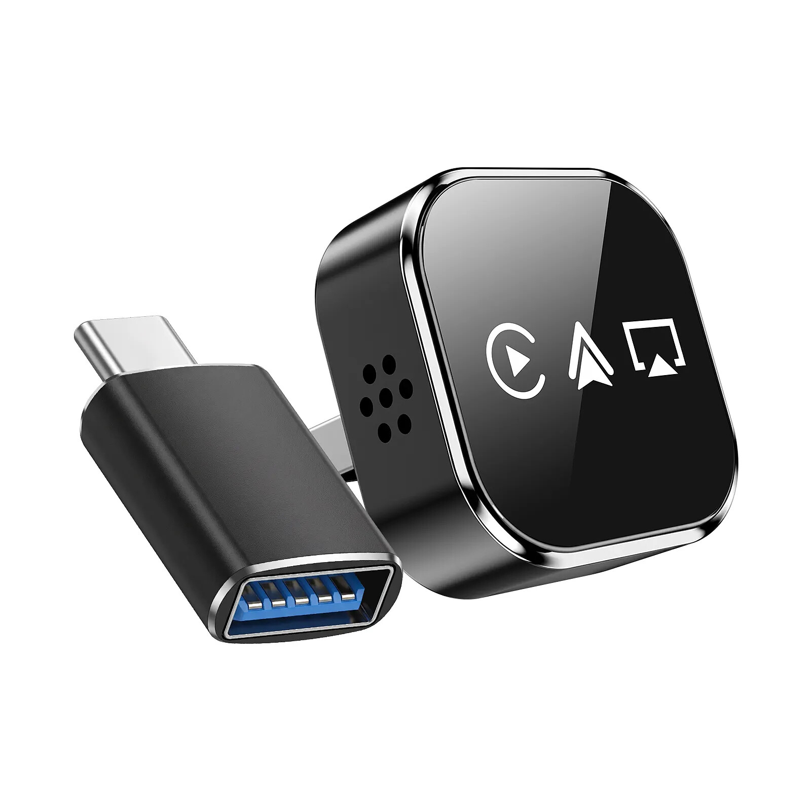 Avizar Adaptateur CarPlay Voiture sans Fil Récepteur Bluetooth et Wi-Fi USB USB-C