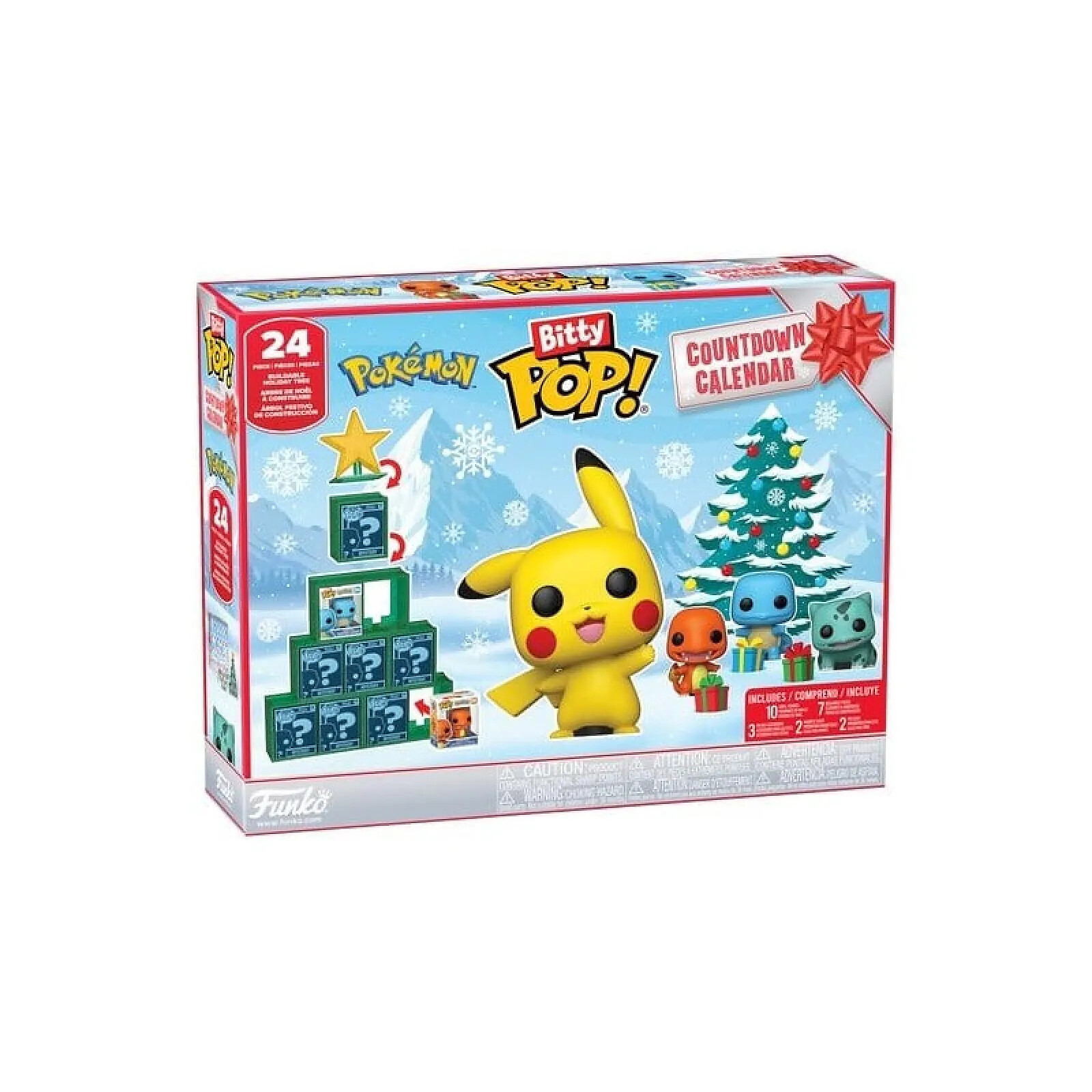 Pokémon - Calendrier de l'avent Bitty POP! Pokémon 24 Jours