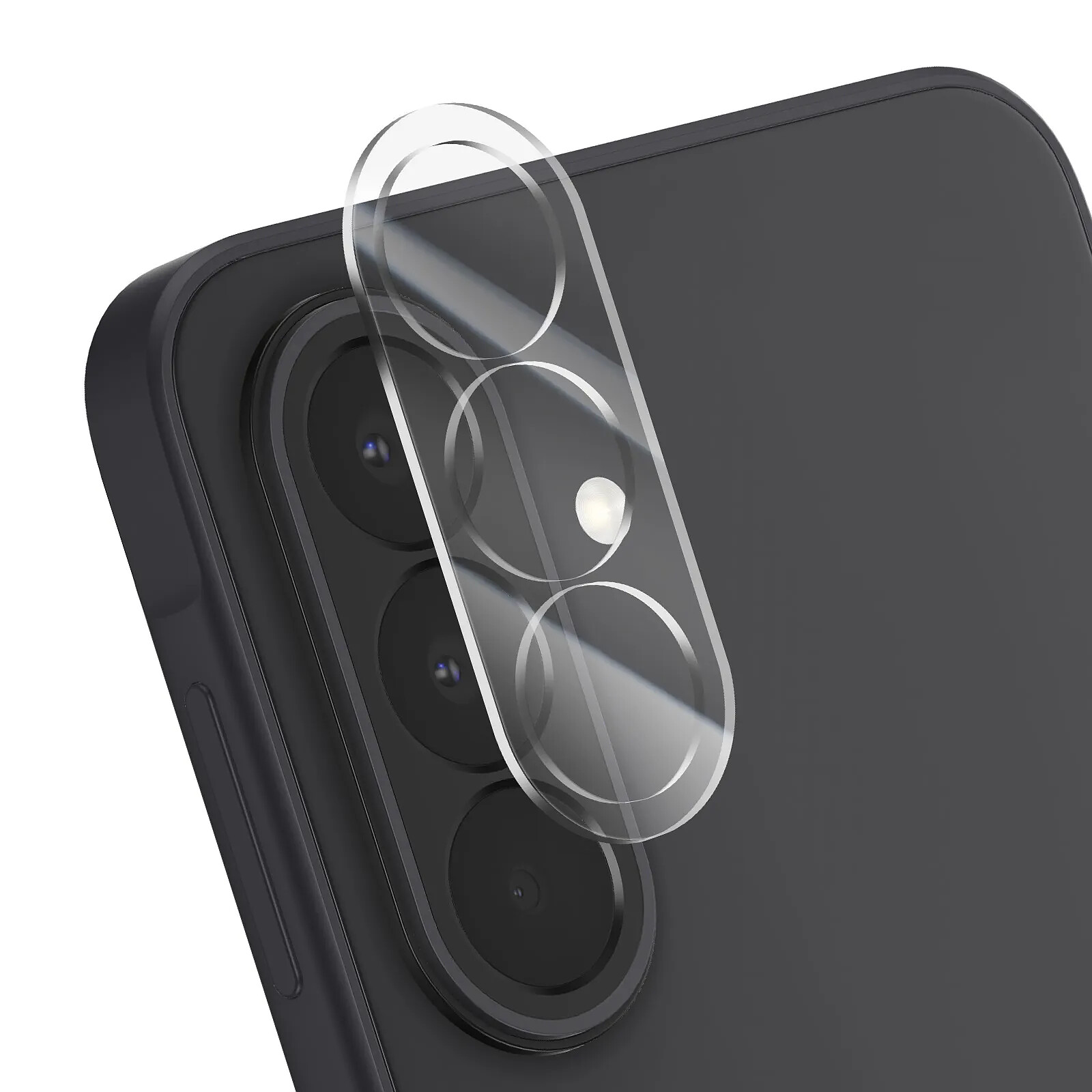 Avizar Protection d'Objectif Caméra pour Galaxy A27 Conception Monobloc en Verre Trempé