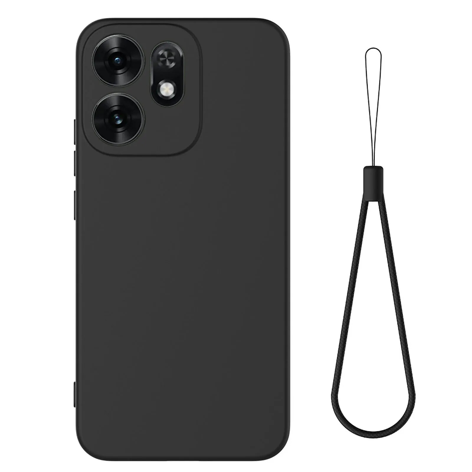 Avizar Coque pour Oppo Reno 16 Finition Mate avec Bords Surélevés et Dragonne
