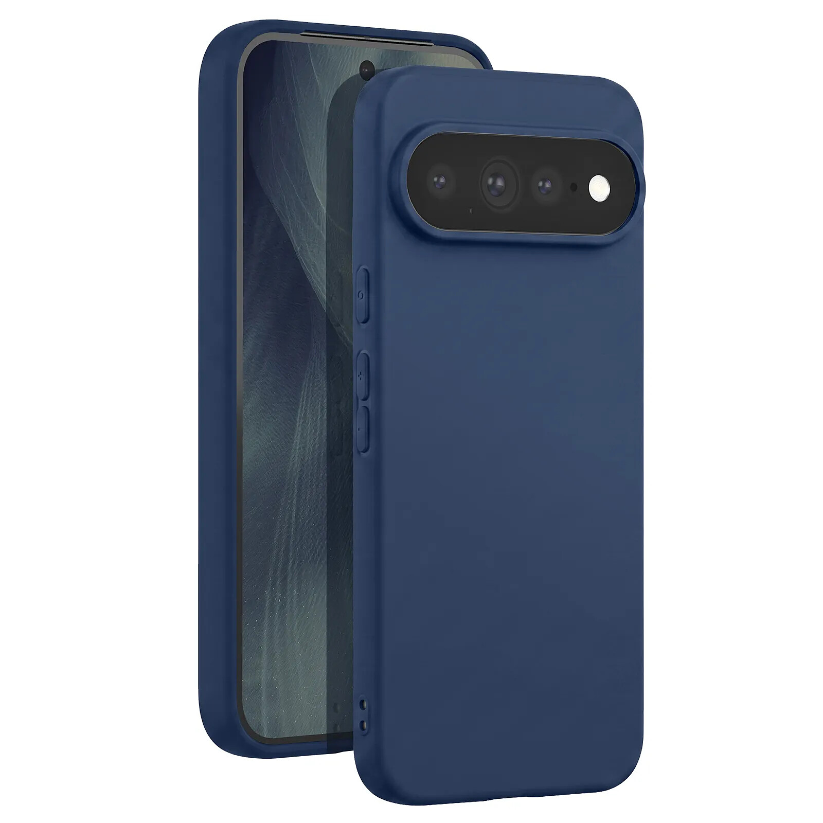 Avizar Coque pour Pixel 11 en Silicone Souple Antichocs Oléophobe