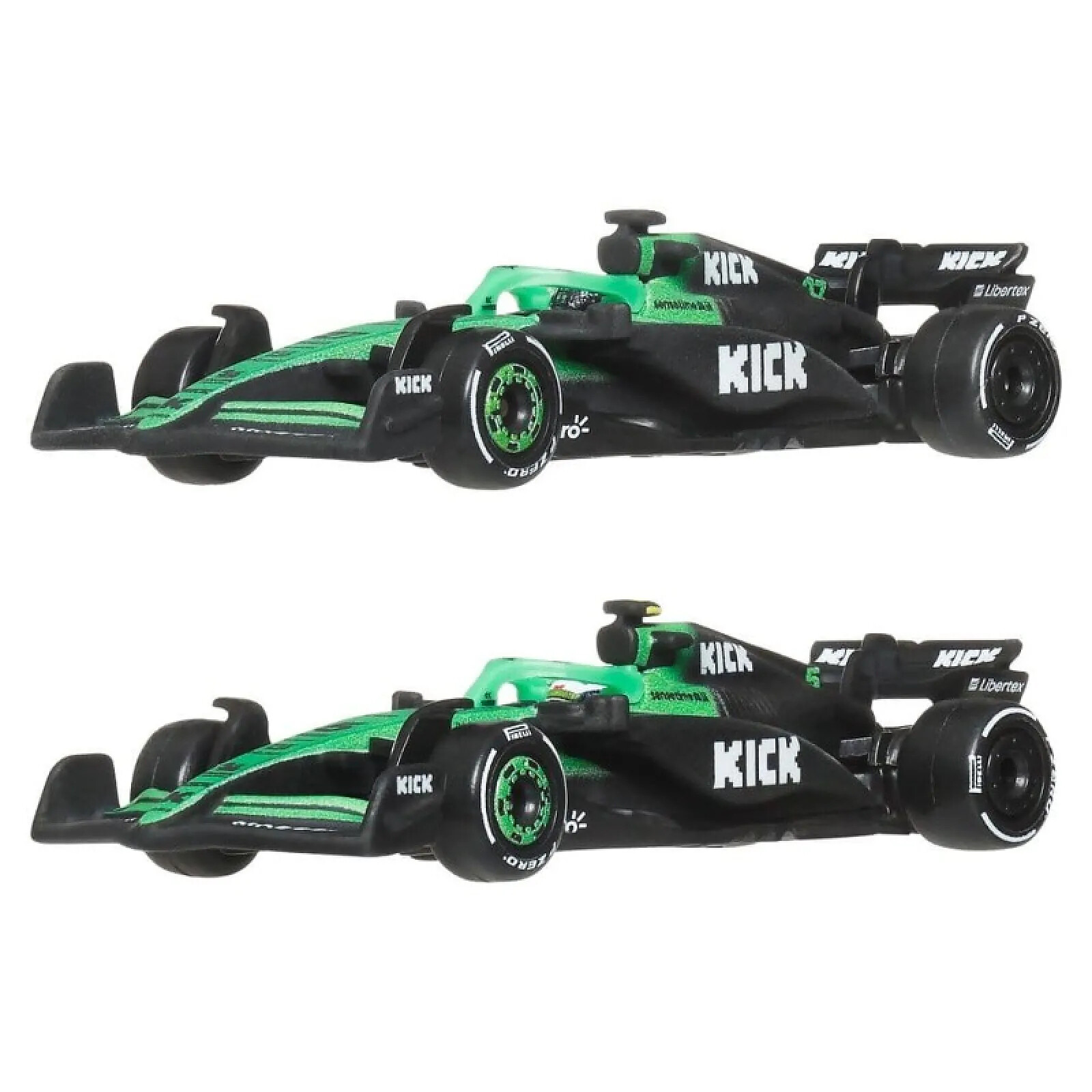 Formule 1 - Pack 2 véhicules Formule 1 Hot Wheels Premium Die-Cast 1/64 KICK Sauber Team