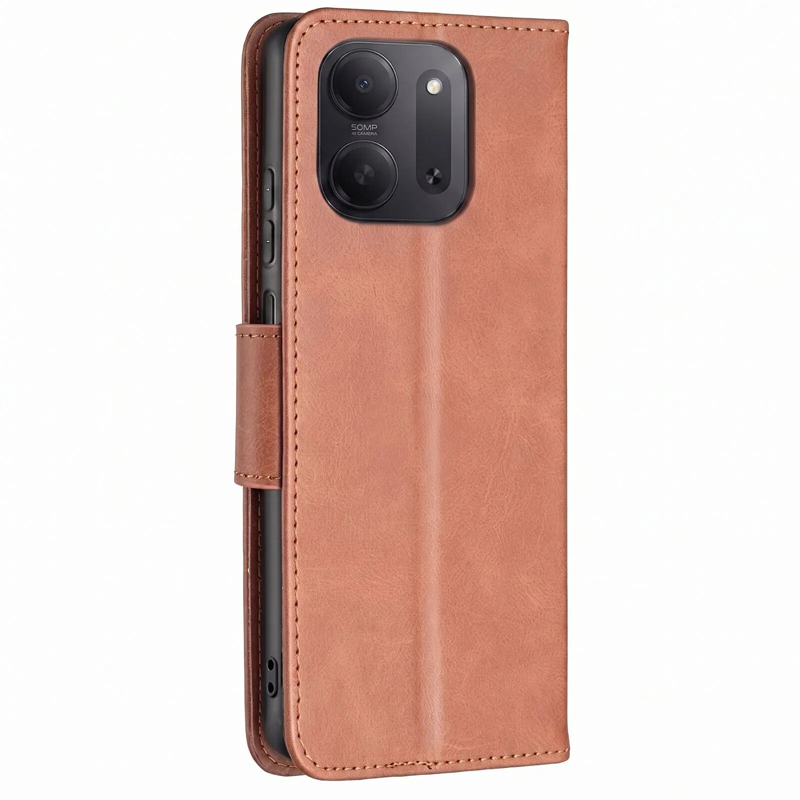Avizar Étui Portefeuille pour Redmi 17C 5G Vintage avec Support Vidéo et Dragonne